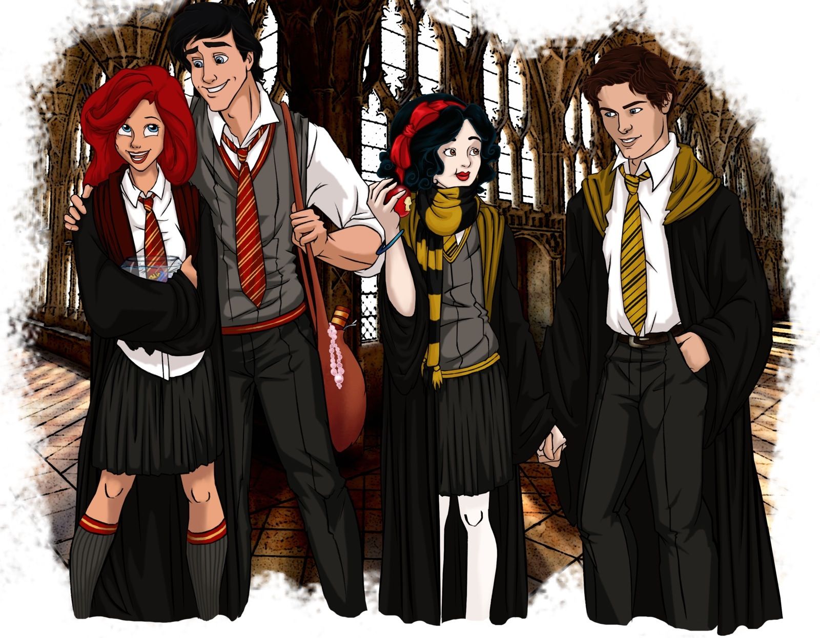 Harry Potter Characters Widescreen 2 HD Wallpaper