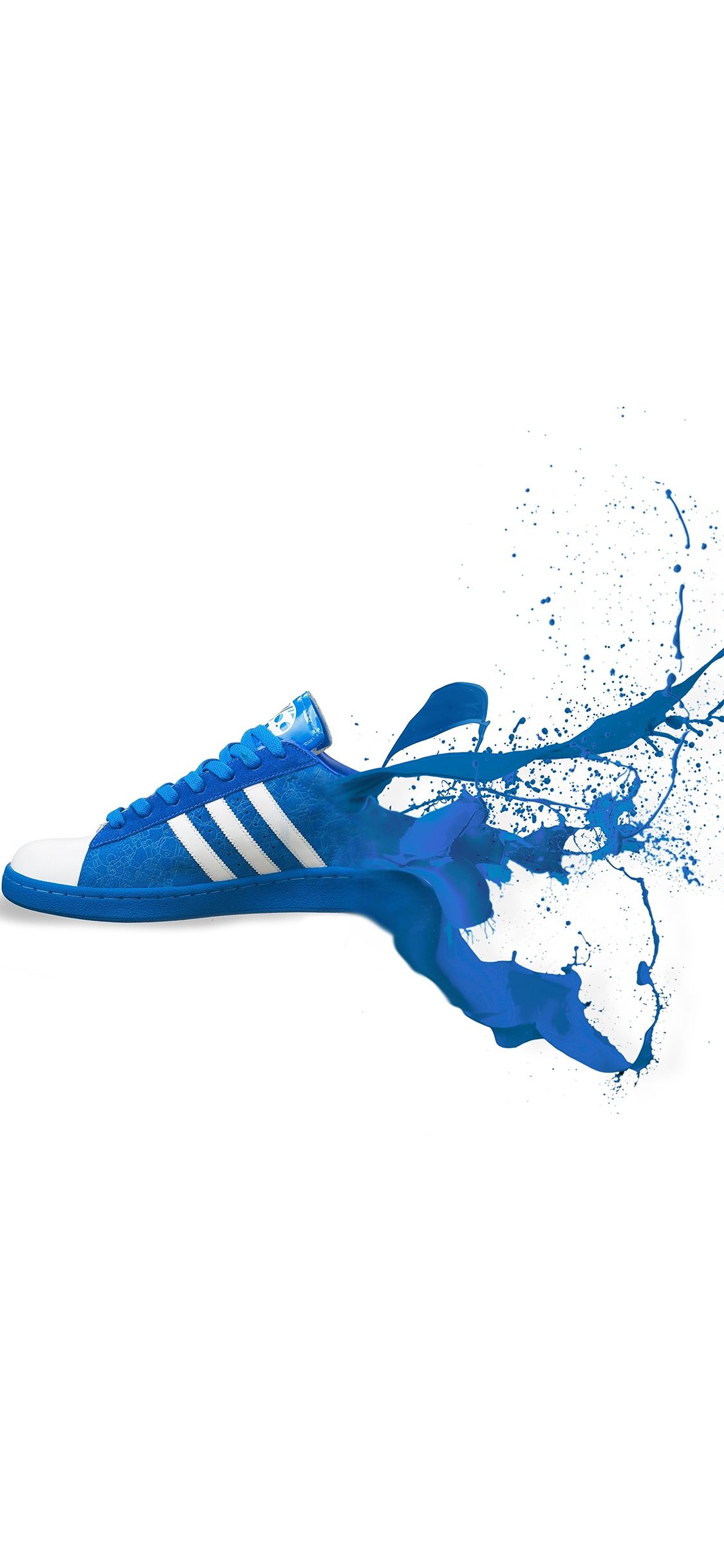 adidas blue shoes sneakers logo art
