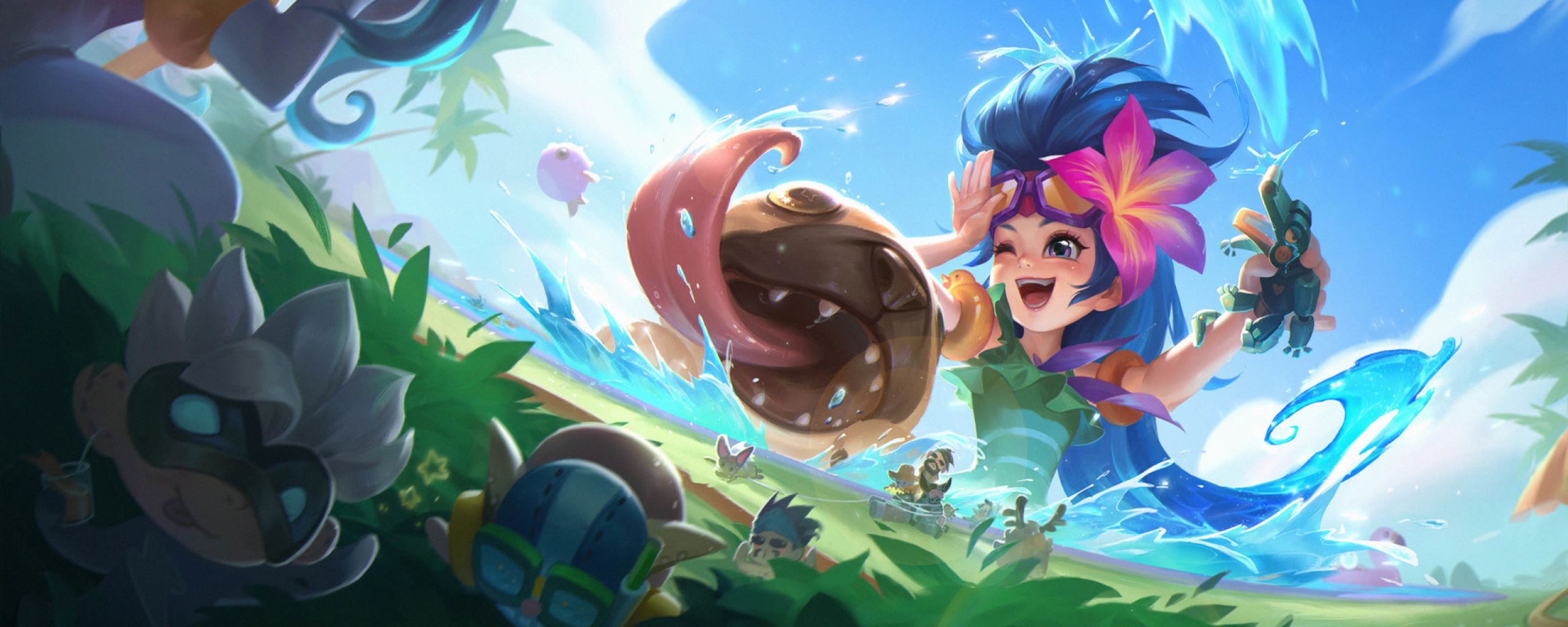 Zoe in League of Legends 2560x1024 Resolution Wallpaper