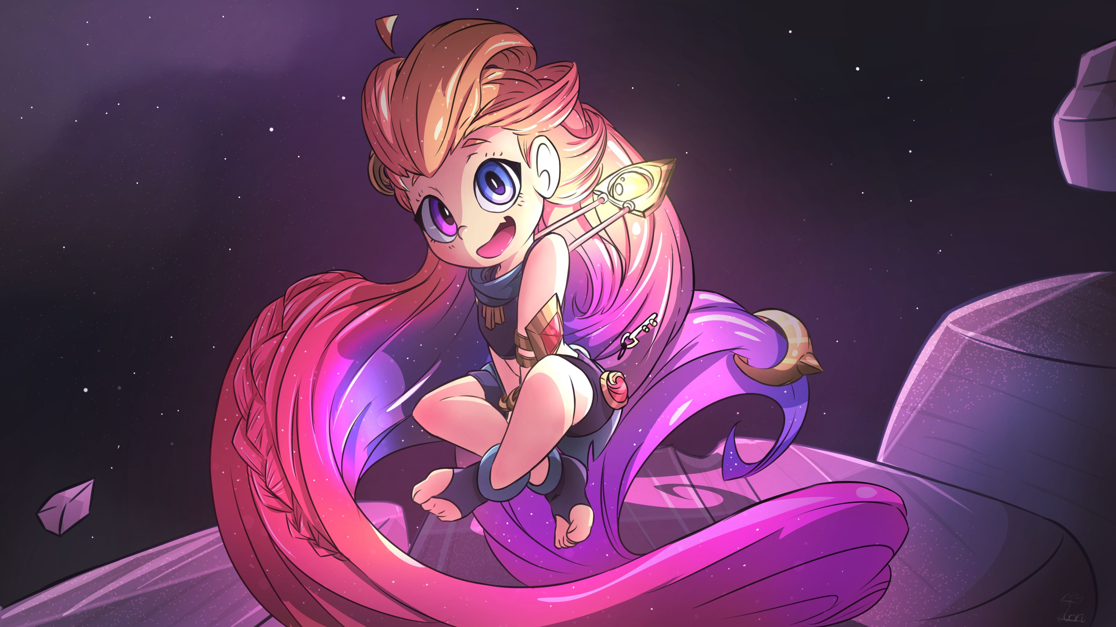 Zoe LoL Splash Art 4K Wallpaper #650