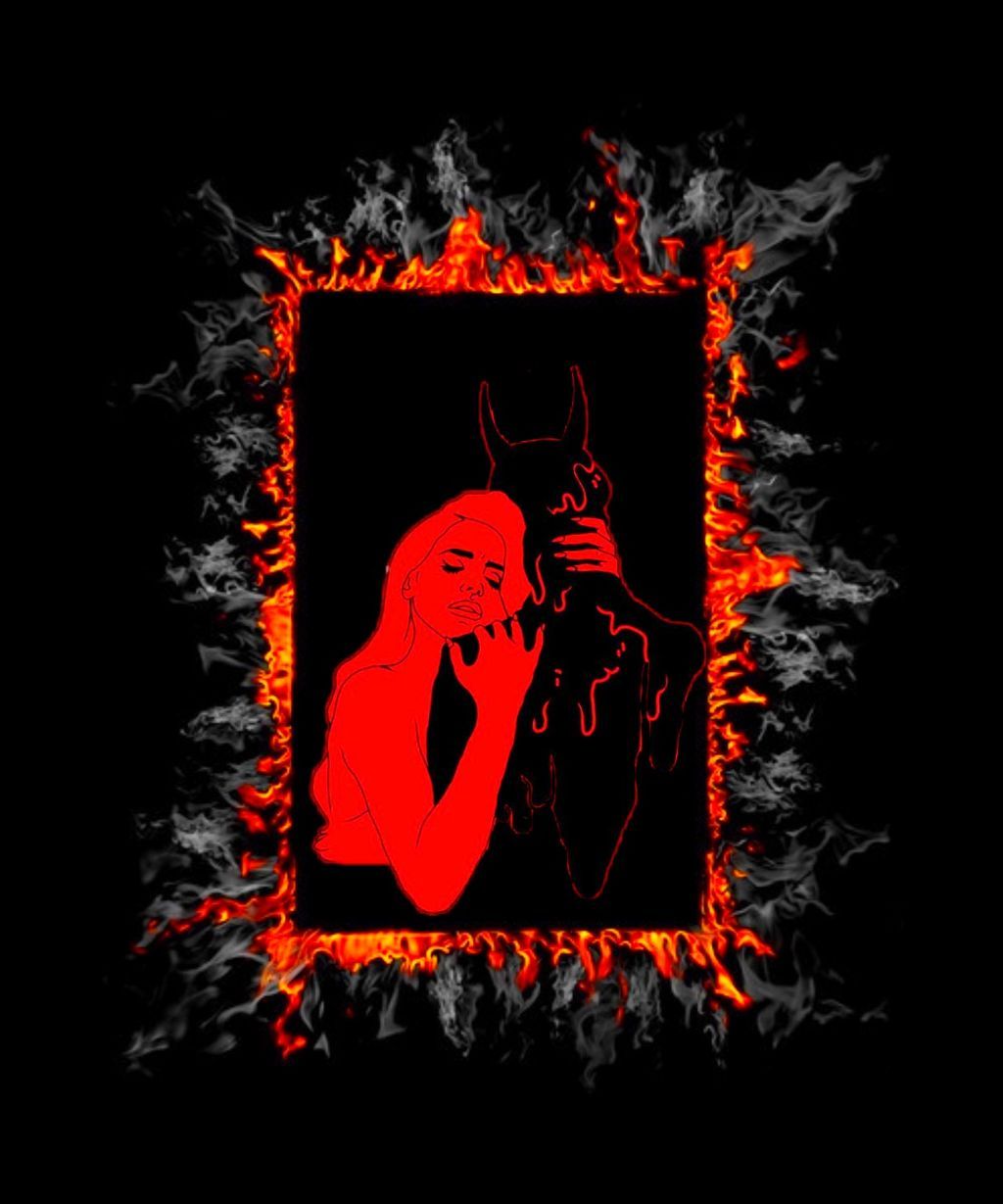 lanadelrey #devil #dark #redaesthetic #background Red