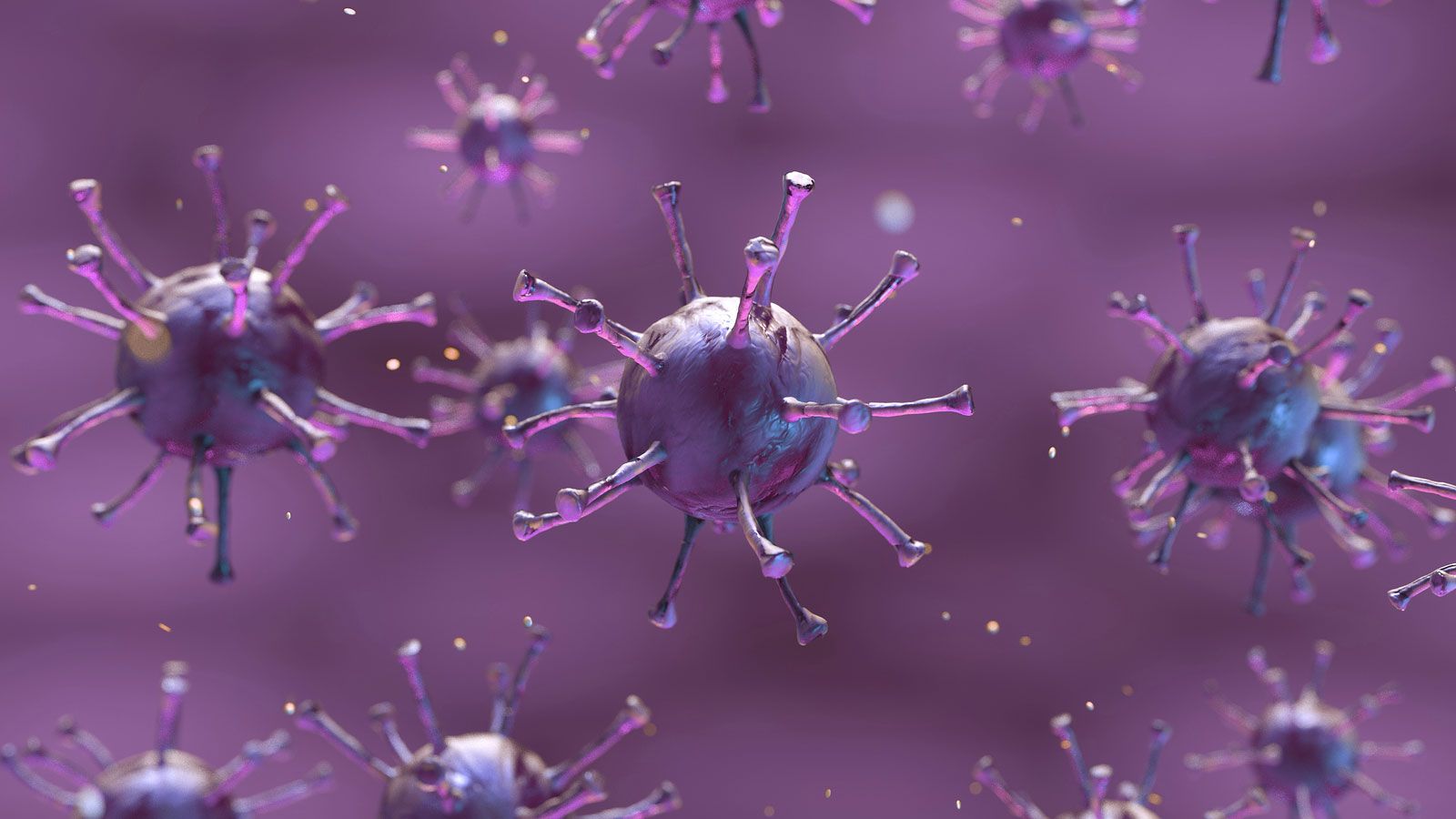 Фиолетовый вирус
