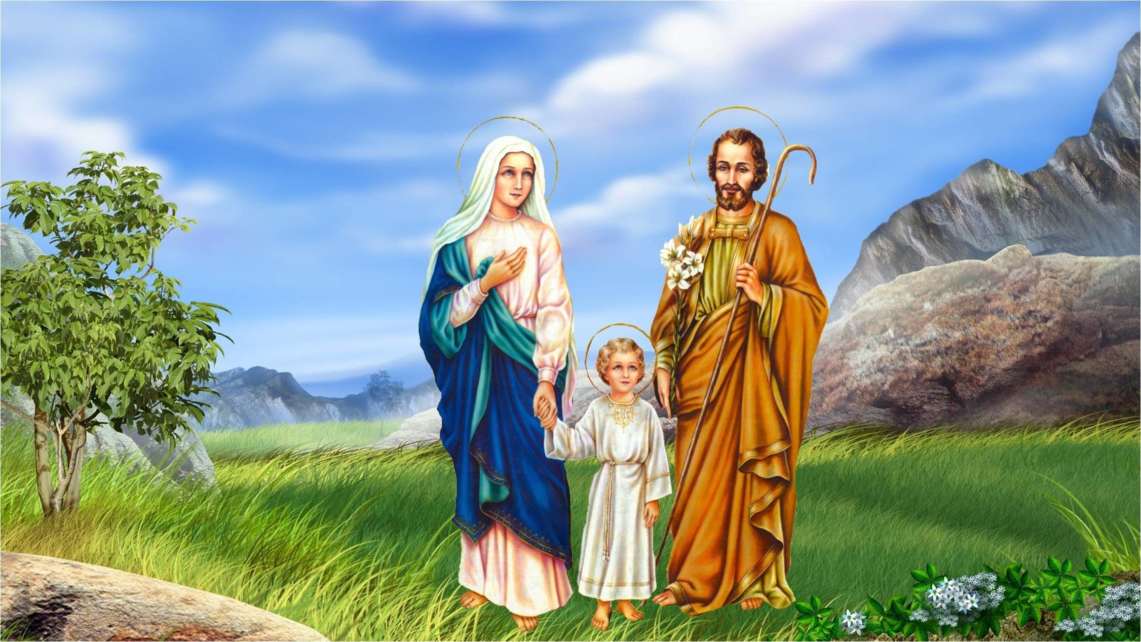 Holy Family Wallpaper