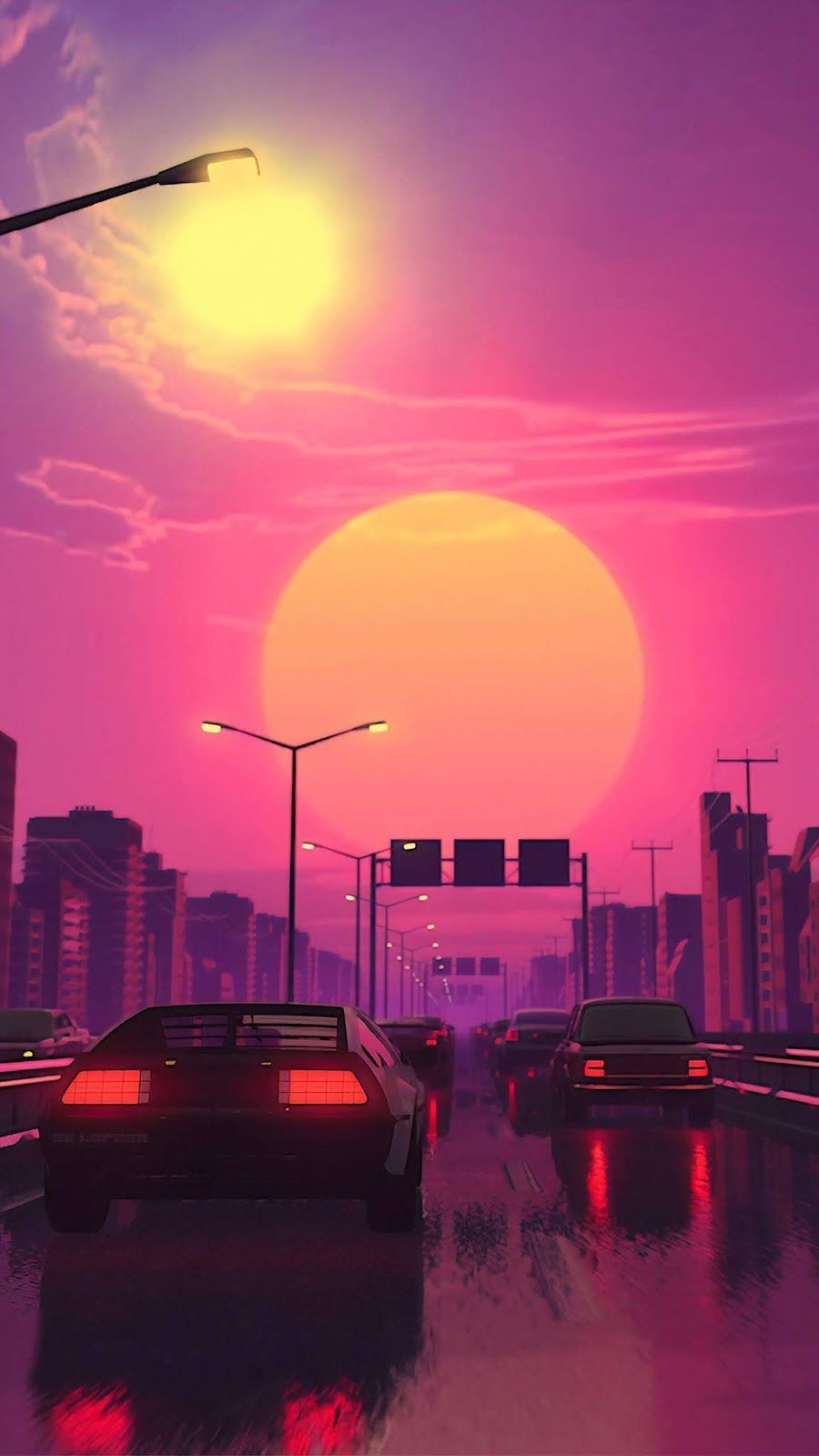 Retro Sunset Aesthetic Wallpapers - Wallpaper Cave