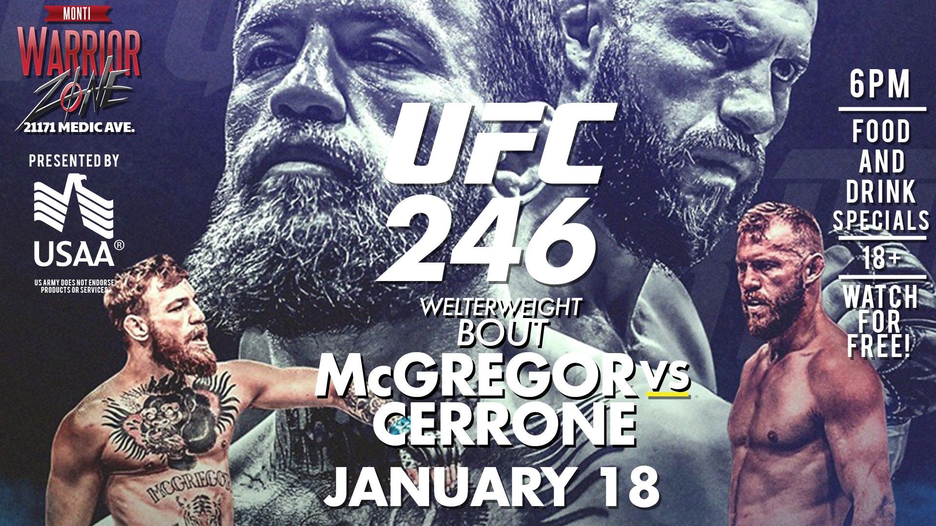 ufc<<2020!>>[Fight>UFC]ufc 246:mcgregor vs cerrone fight streaming