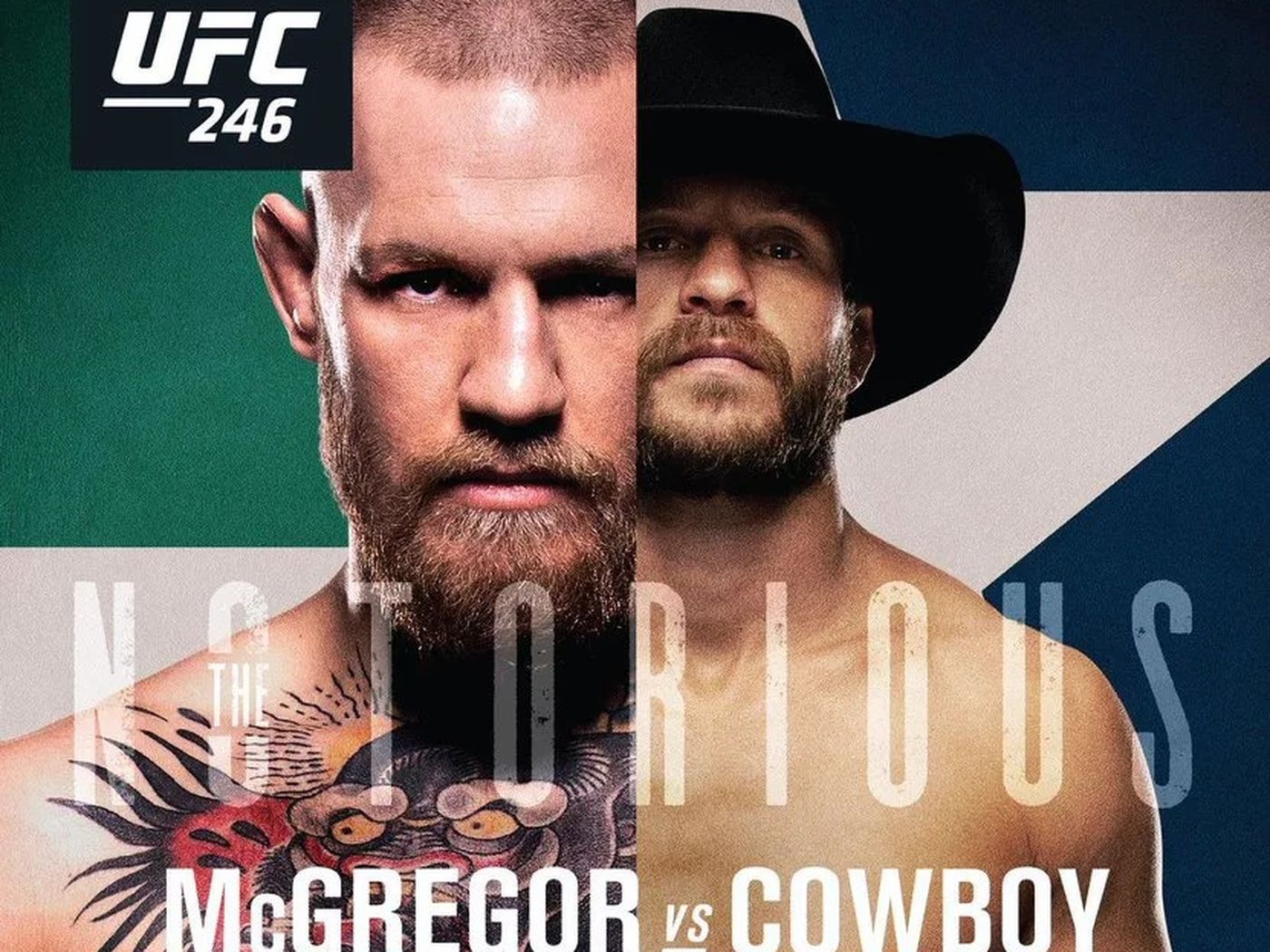 Pic! Official UFC 246 poster drops for 'McGregor vs. Cowboy' this