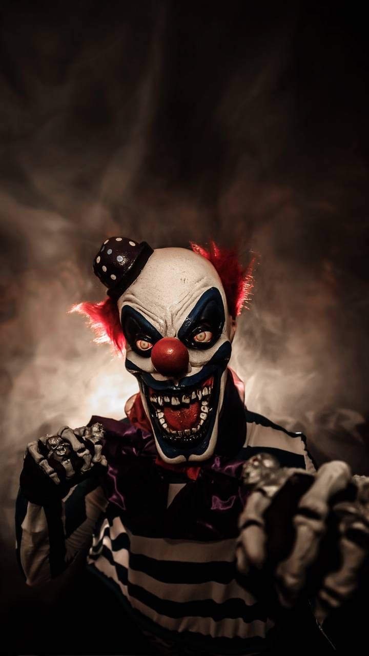 Scary Clown Wallpaper. Искусство, Рисунки