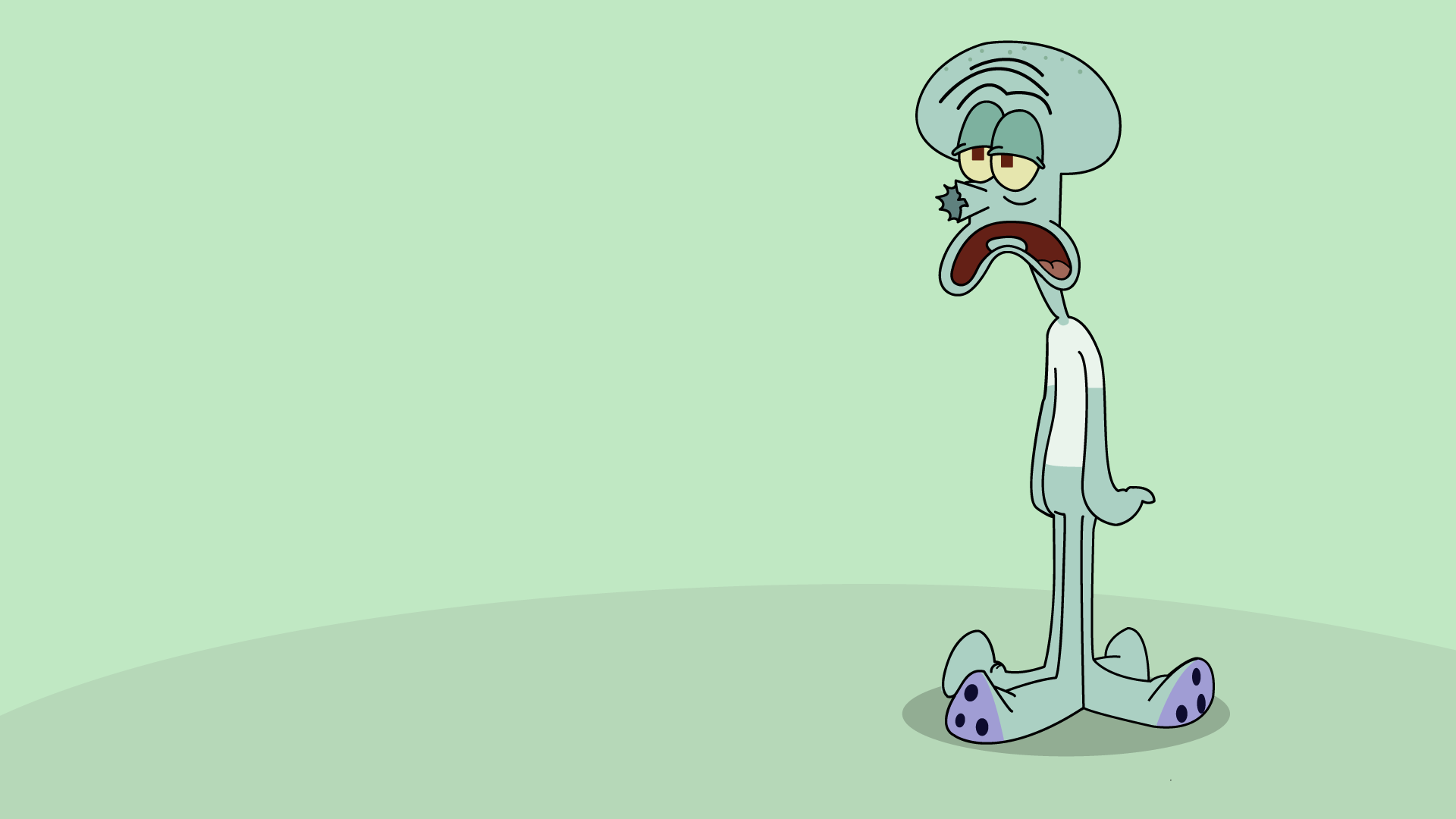 I Made This Squidward Wallpaper, What Do You Guys Think