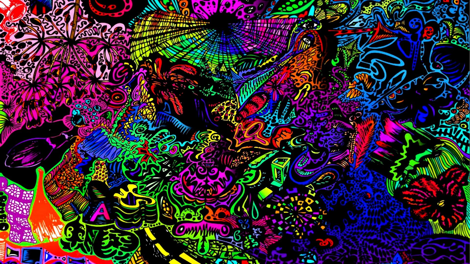 Funky Retro Desktop Wallpaper Background Hd, HD