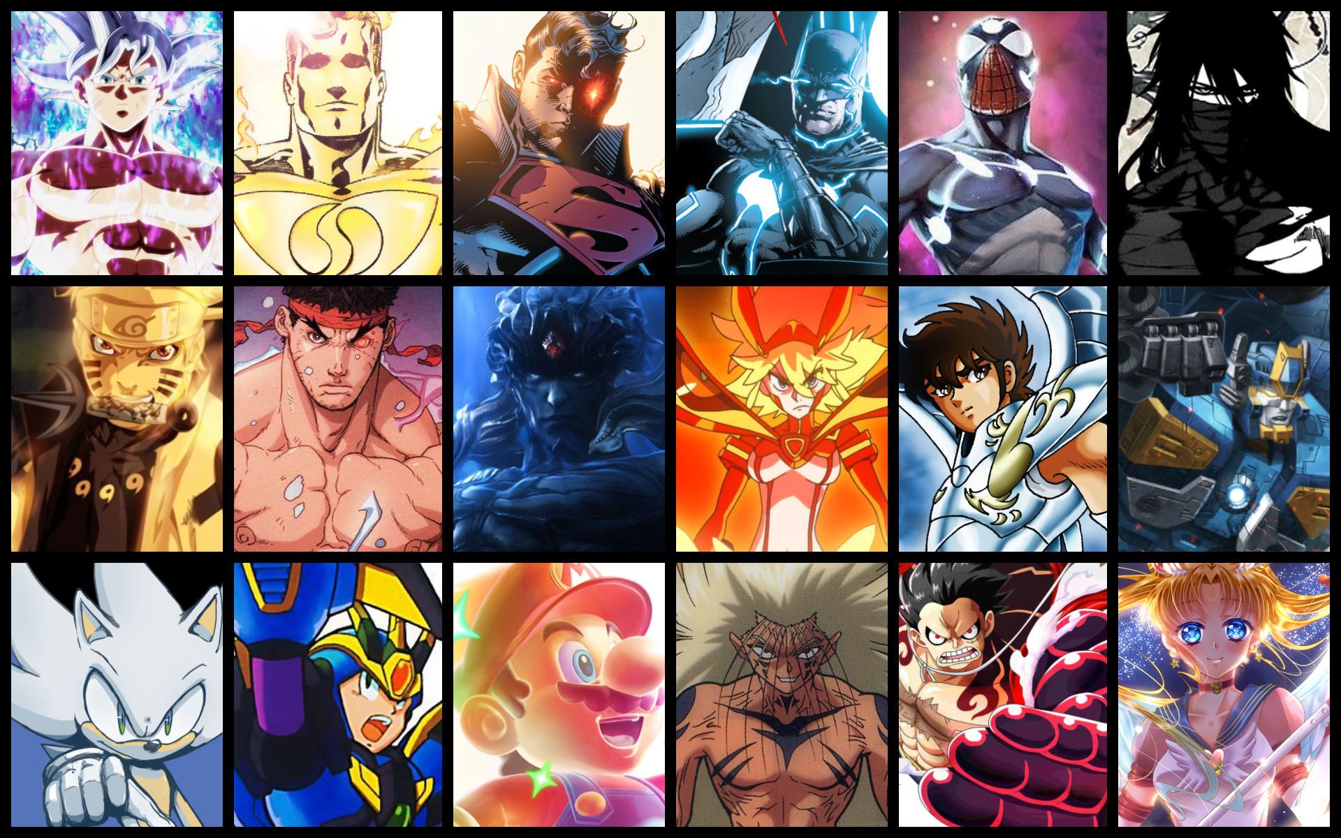 These Heroes from Games, Anime, & Comics in their ULTIMATE FORMS