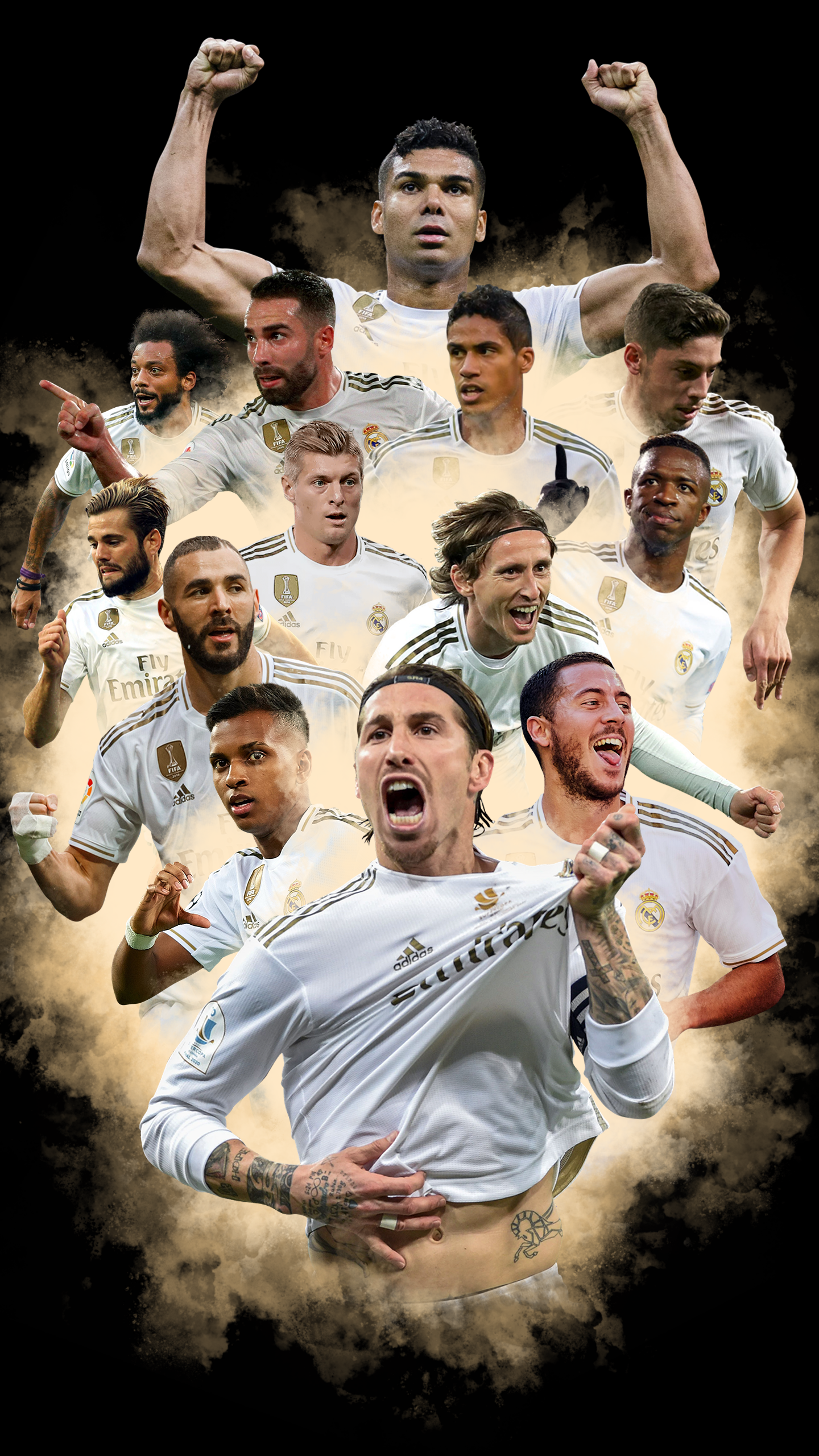 OC AMOLED Real Madrid Wallpaper