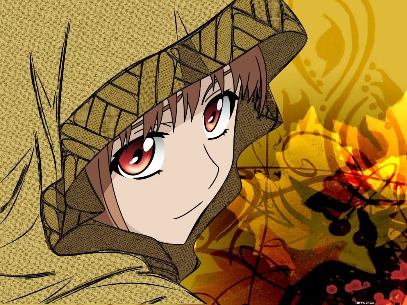 Anime male character wearing hoodie HD wallpaper