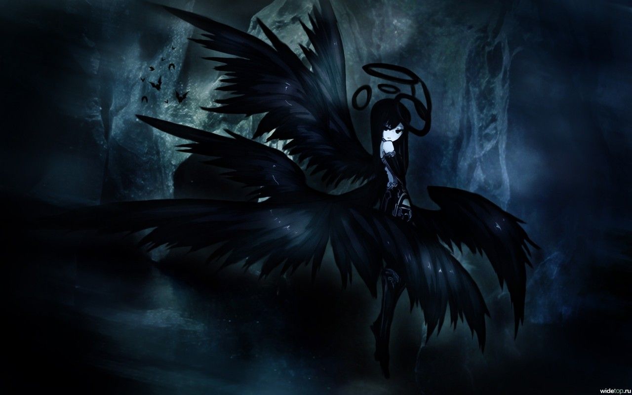 Anime Dark Angel Girl 18 Widescreen Wallpaper