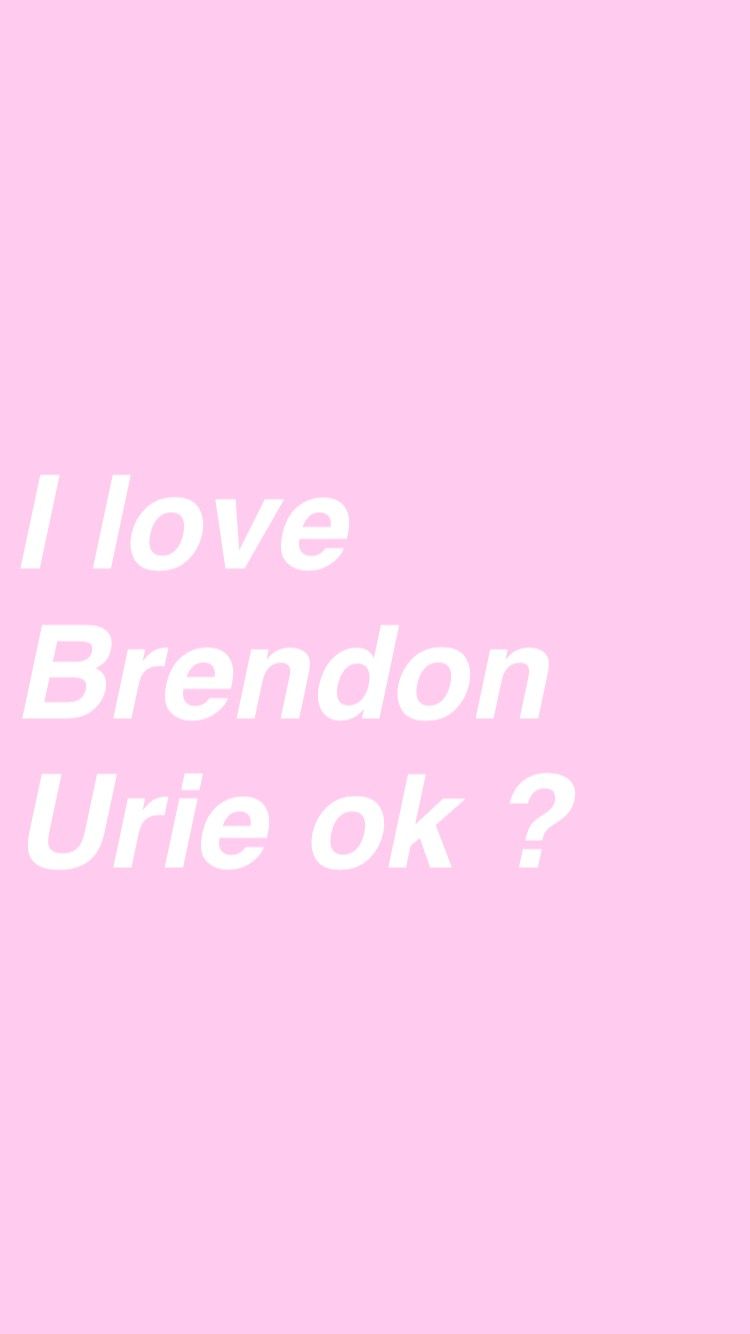 Tumblr Brendon Urie Love, happy birthday Brendon!!!!!. Brendon