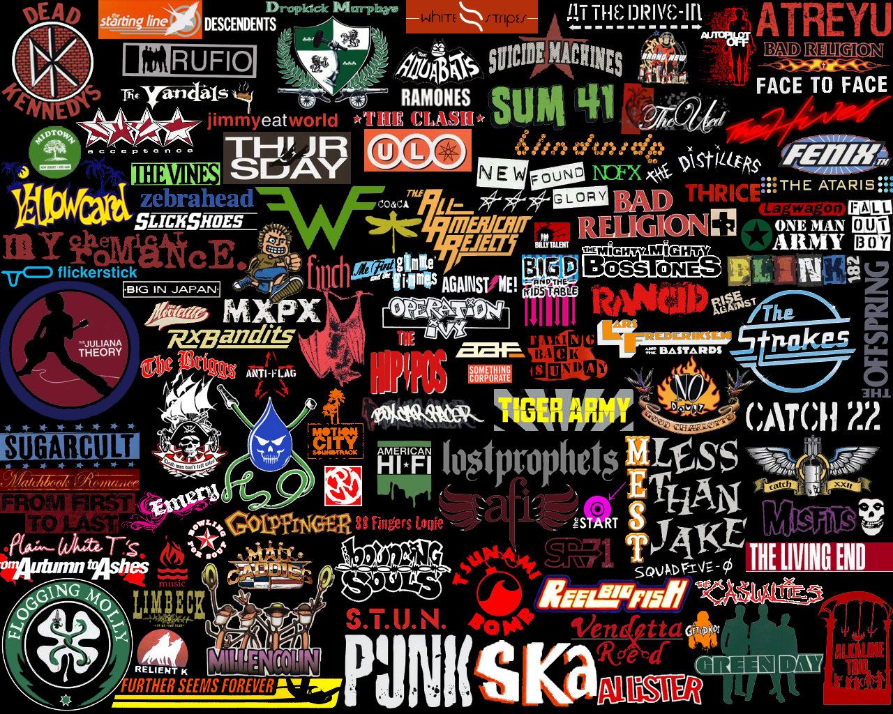 Pop Punk Background. Steampunk