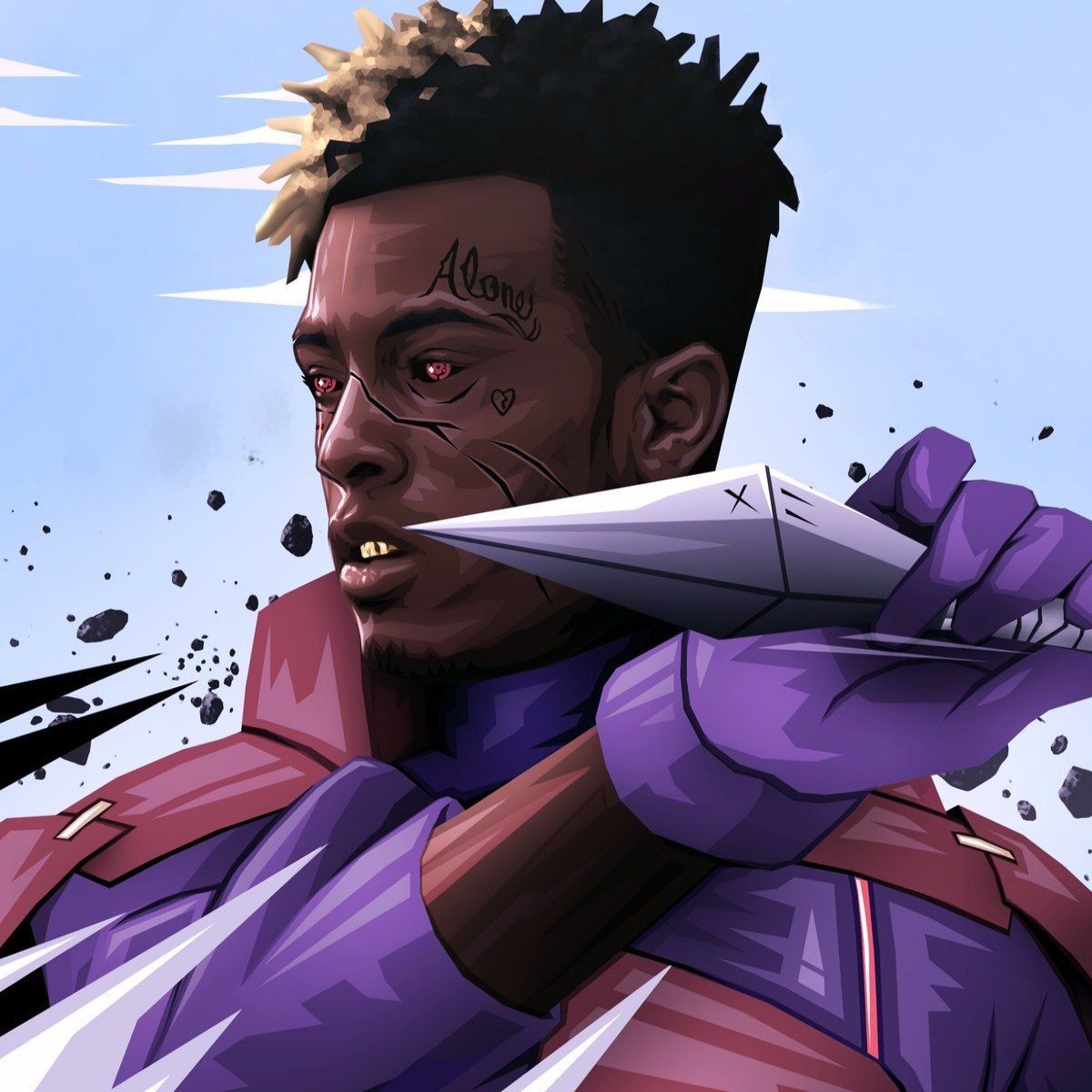 Cartoon XXXTentacion Wallpaper