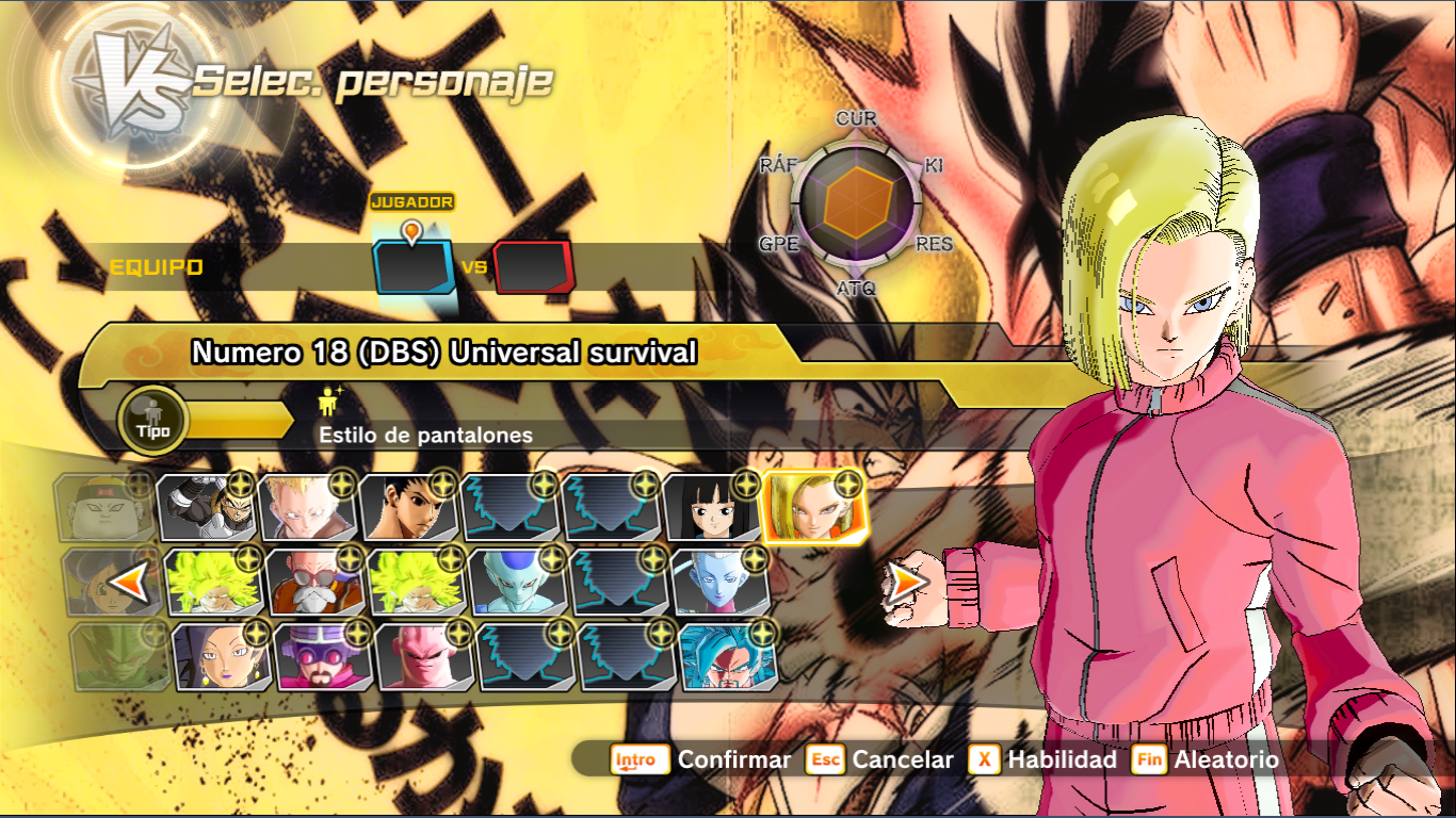 Android 18 Dragonball Super Edition Multiuniversal Game