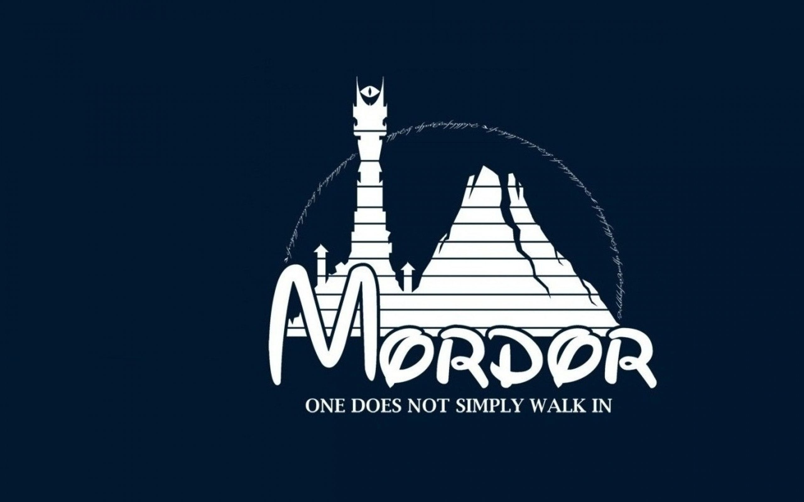 Disney Logo As Mordor Mashup Wallpaperx1600