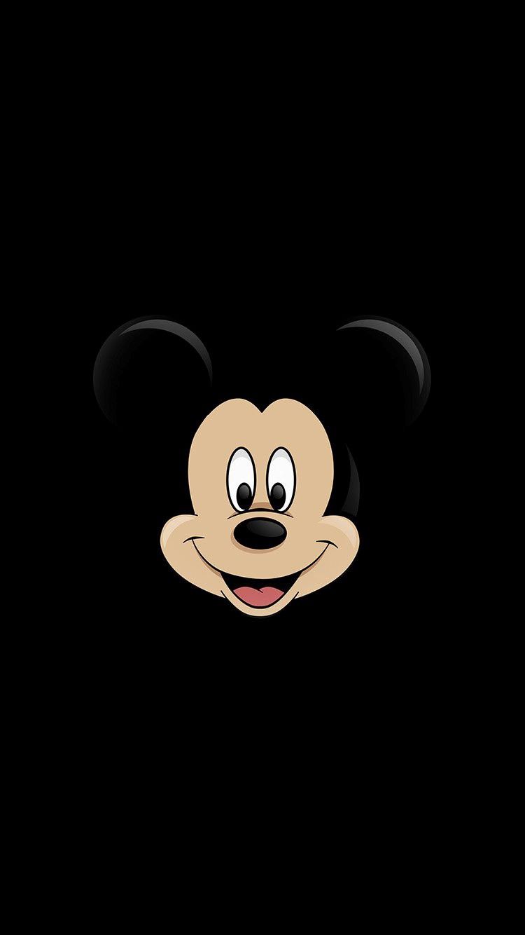 Mickey Mouse Disney Character Dark iPhone 6 Wallpaper HD
