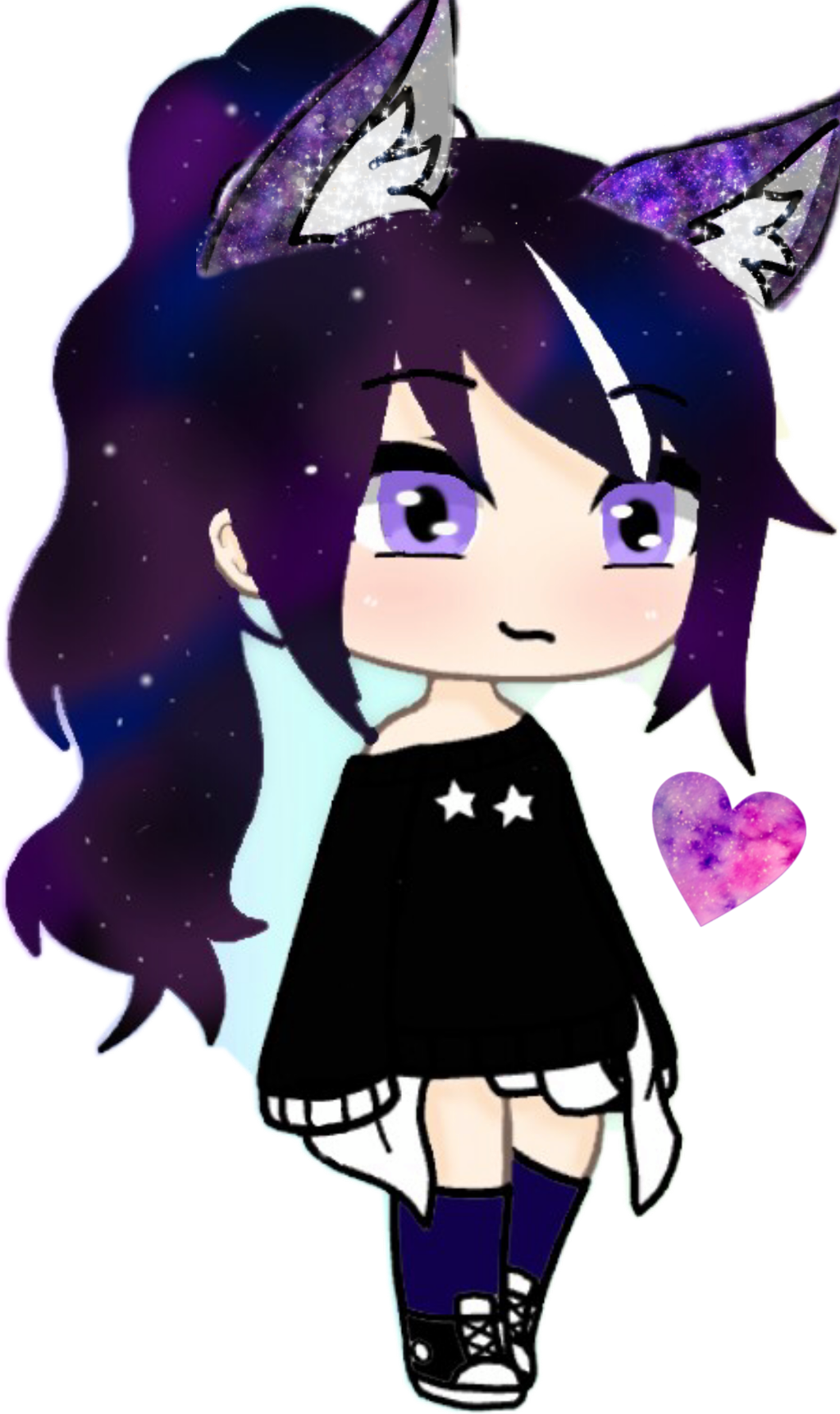 Galaxy Girl Gacha Life Clipart