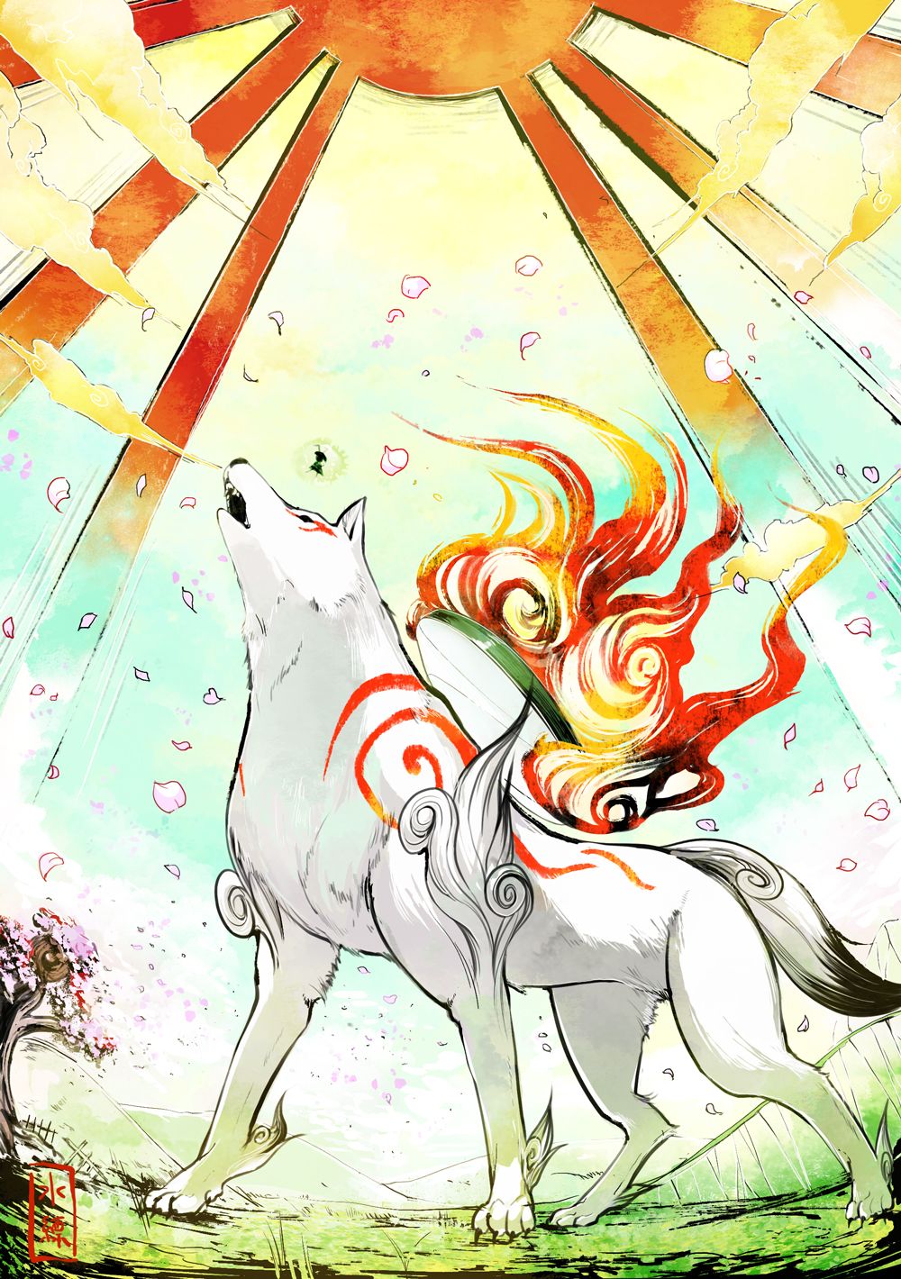 View Fullsize Okami Image Wallpaper Phone, Download