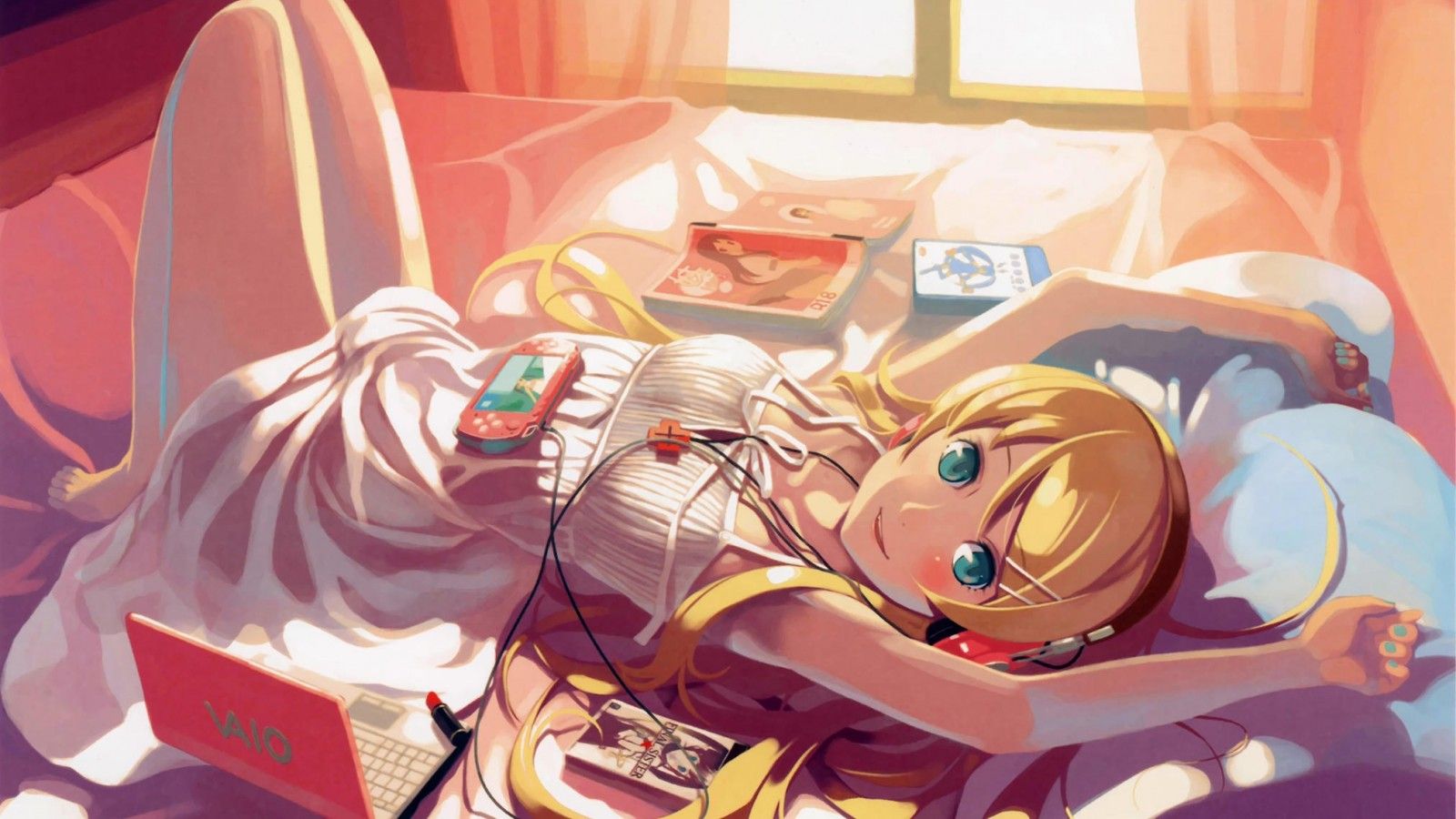 Anime Gamer Girl HD Wallpaper 21378