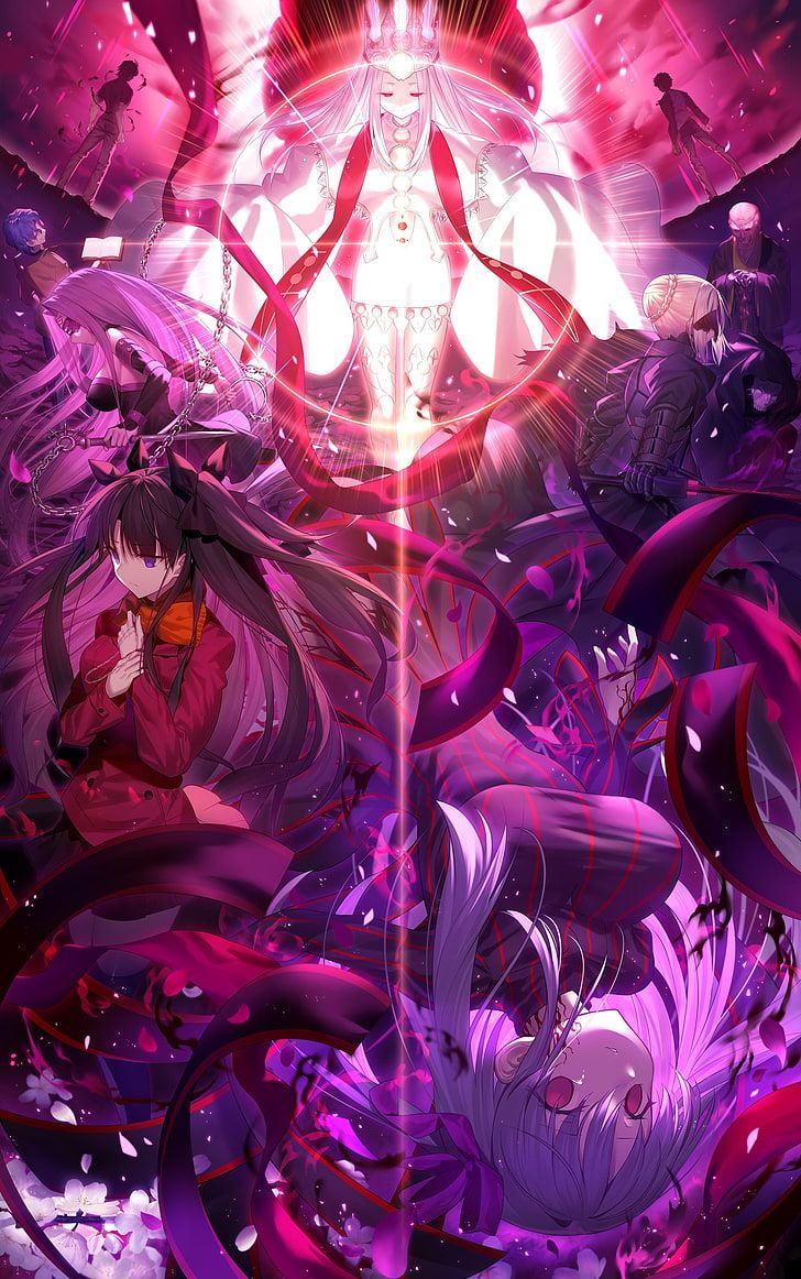 HD wallpaper: anime wallpaper, Fate Series, Matou Sakura, Tohsaka Rin, Illyasviel von Einzbern