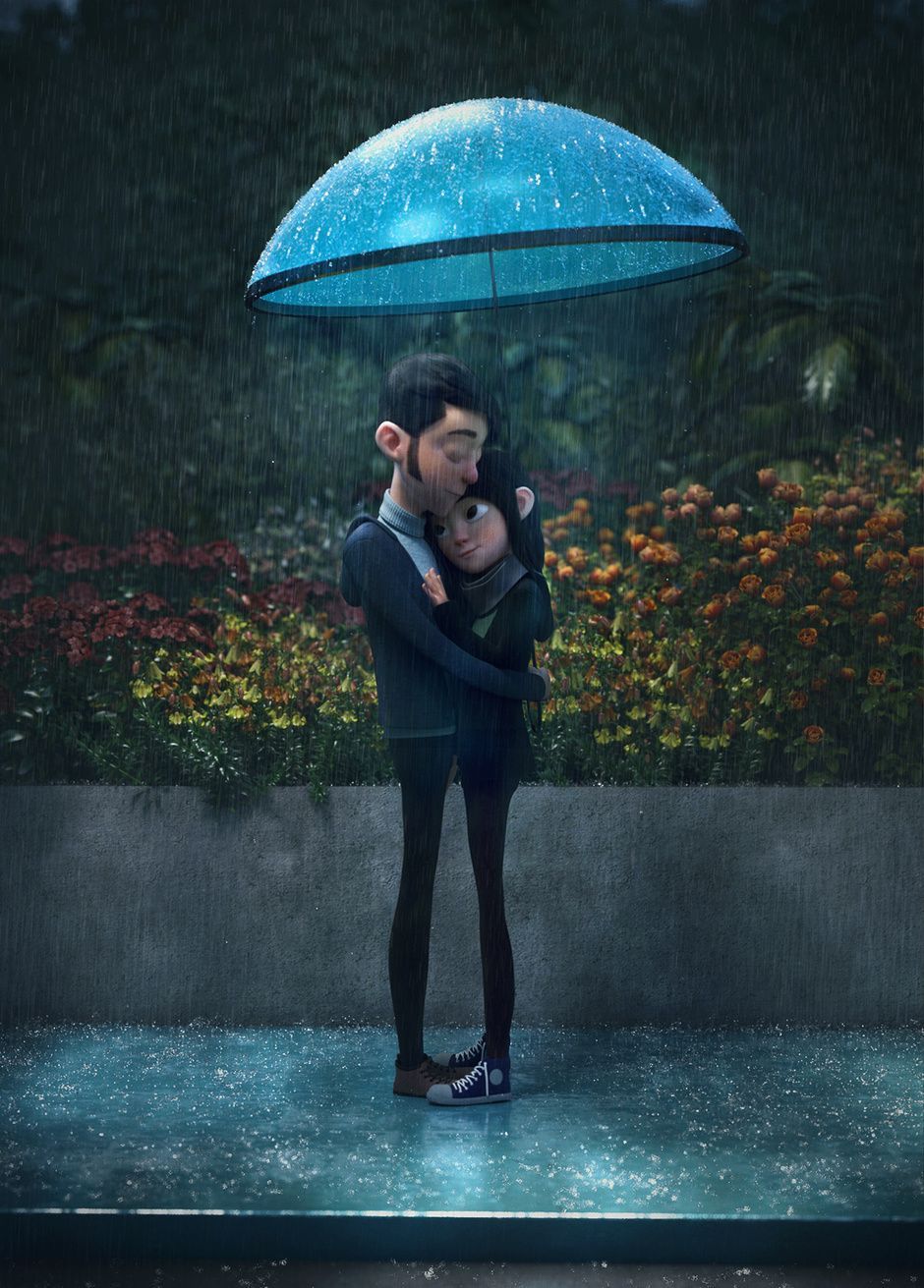 Romantic Rain Wallpaper  Download to your mobile from PHONEKY
