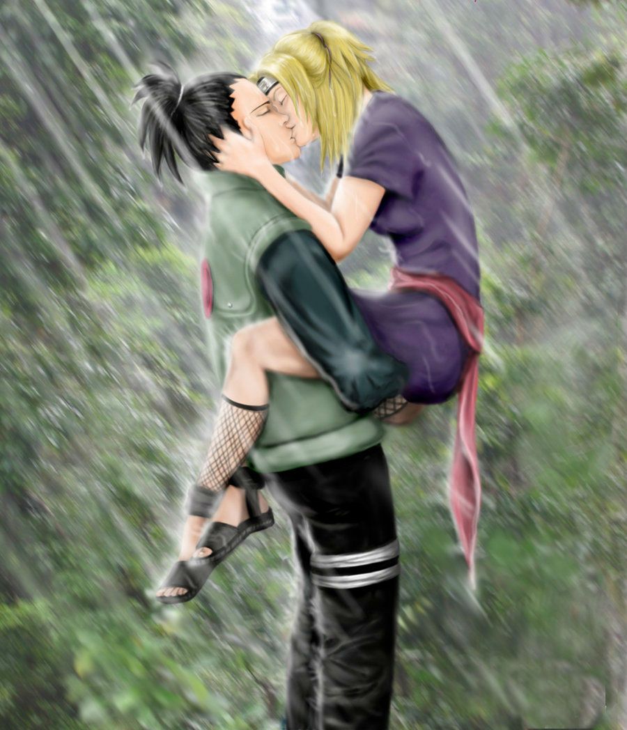 Free download Anime Couple Kissing Wallpaper in Rain 900x1048