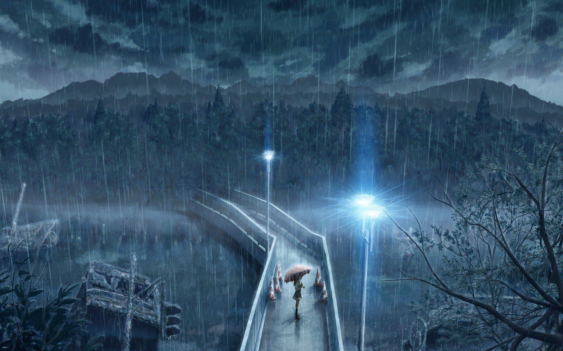 Rain Anime Wallpaper Free Rain Anime Background