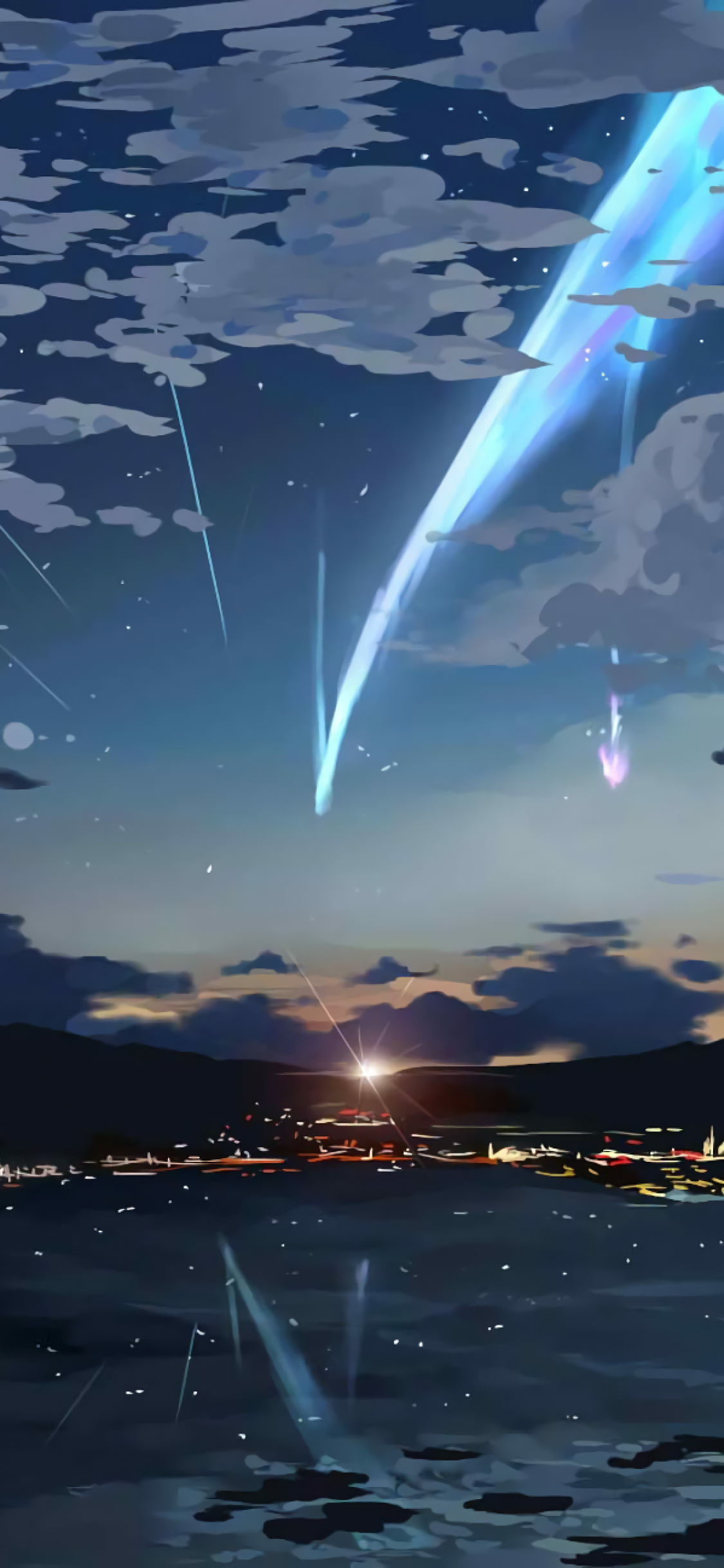 Kimi No Na Wa Your Name Scenic Stars Sky for Samsu iPhone Wallpapers  Free Download