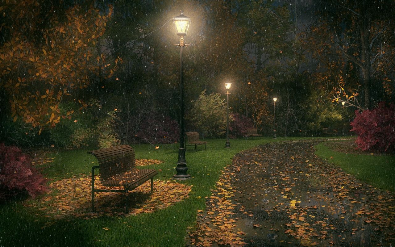 добрый осенний вечер картинки с дождем