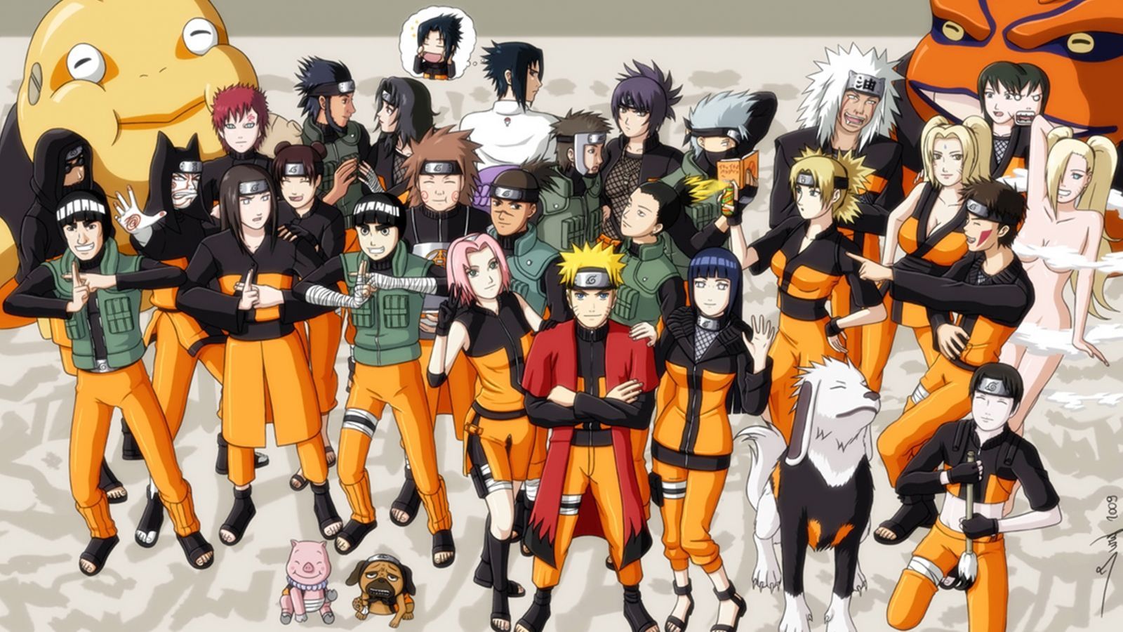 Naruto Characters Wallpaper Free Naruto Characters