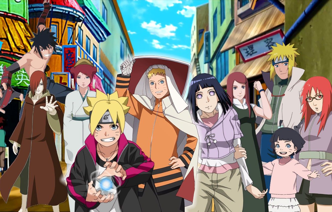 Wallpaper anime, art, Naruto, characters image for desktop, section прочее