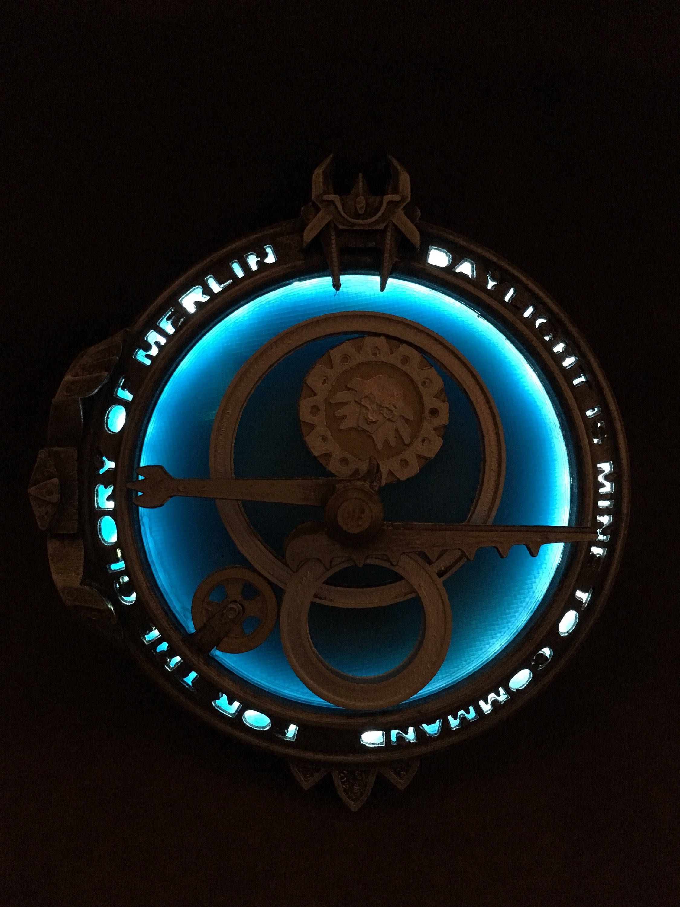 Amulet of Daylight / Eclipse, 3D Printed, rechargeable LED, Unofficial