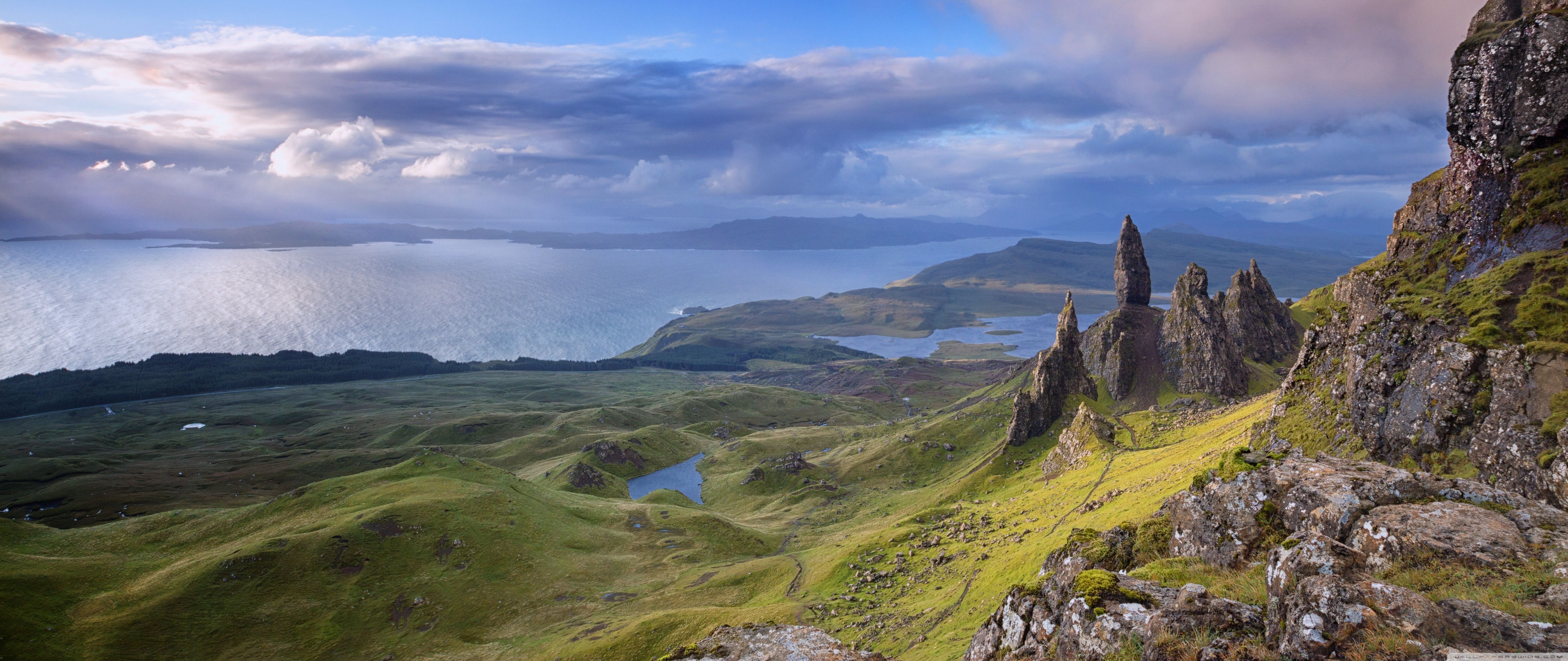 Old Man of Storr, Isle of Skye, Scotland Ultra HD Desktop