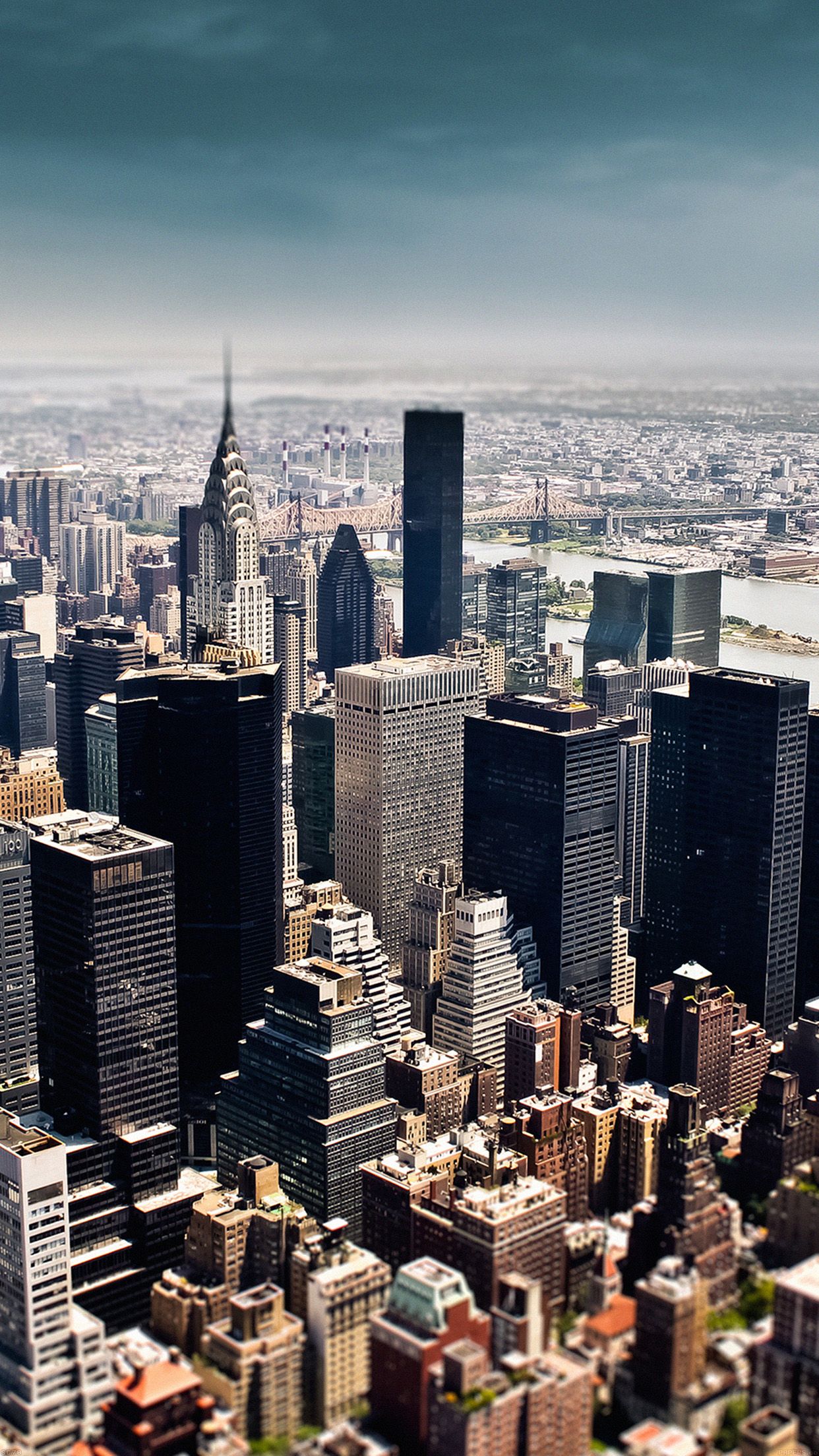 New York Sky Tilt Shift City