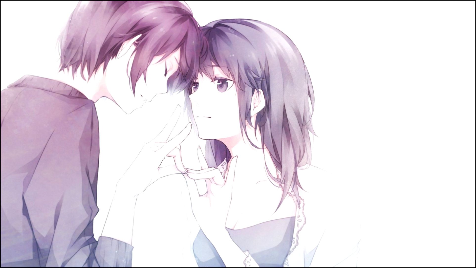Lovely Anime Couple HD Photo