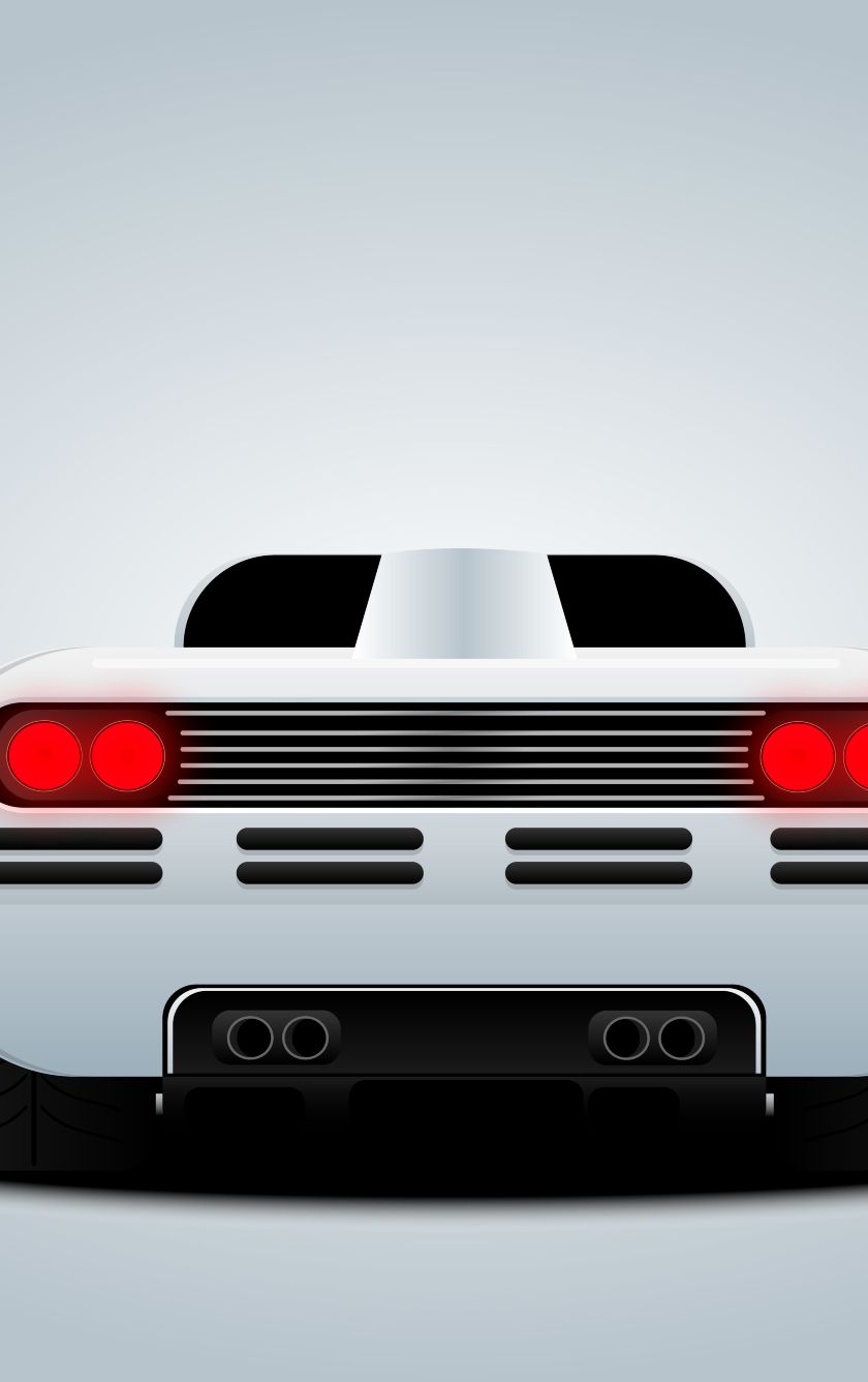 Mclaren F1 Minimalism 840x1336 Resolution Wallpaper, HD