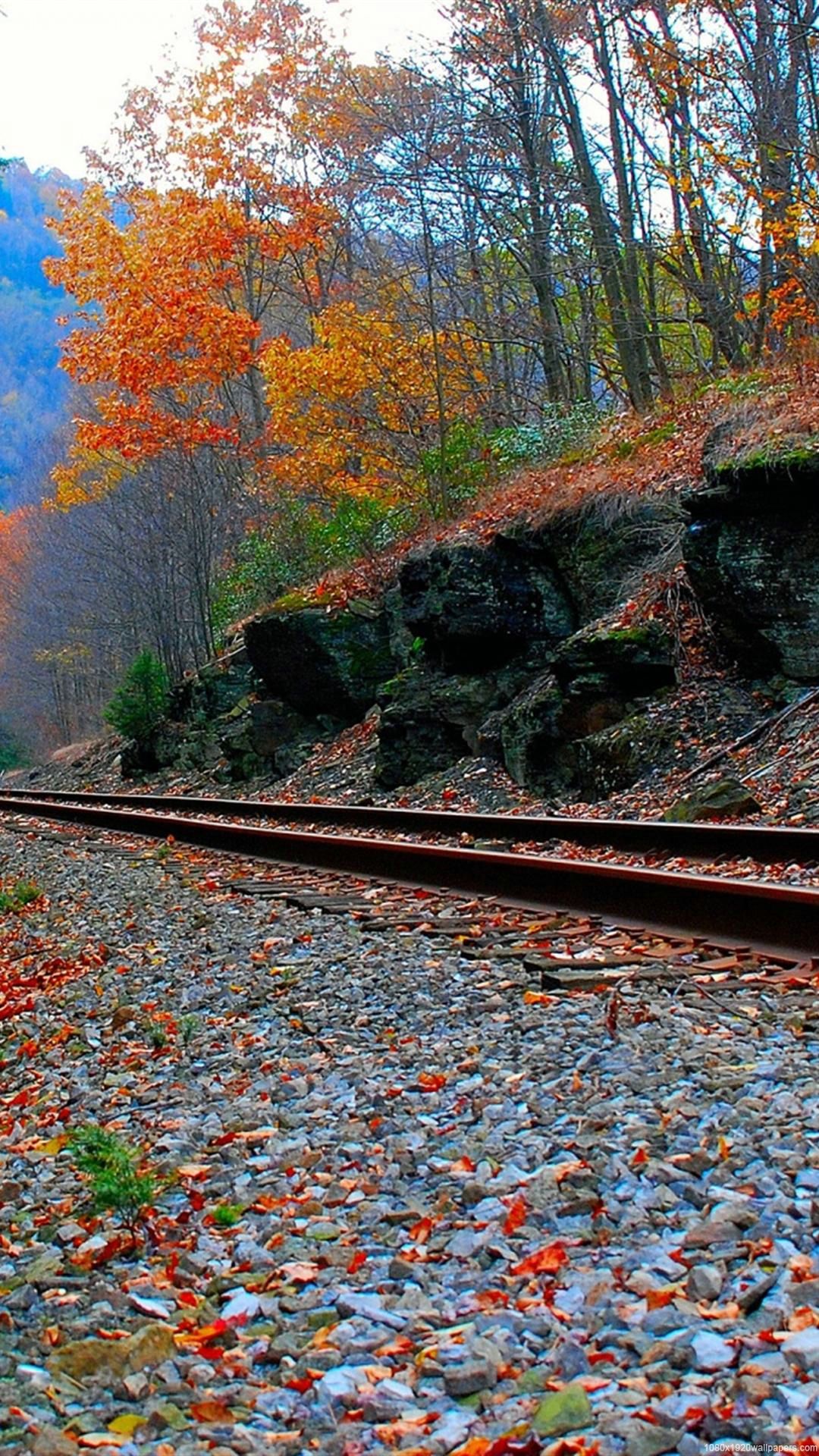 Beautiful Nature Rail Track Wallpaper HD