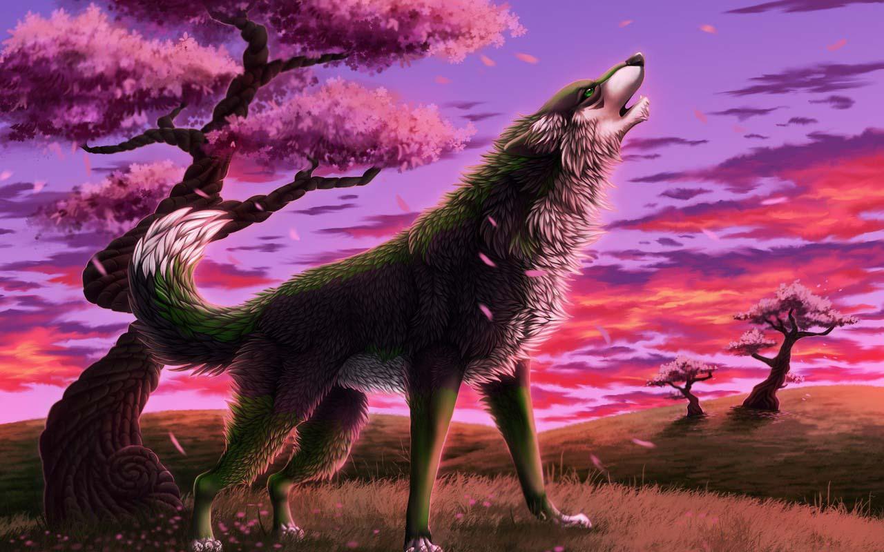 3D Wolf Wallpaper Wolf Howling Wallpaper & Background Download
