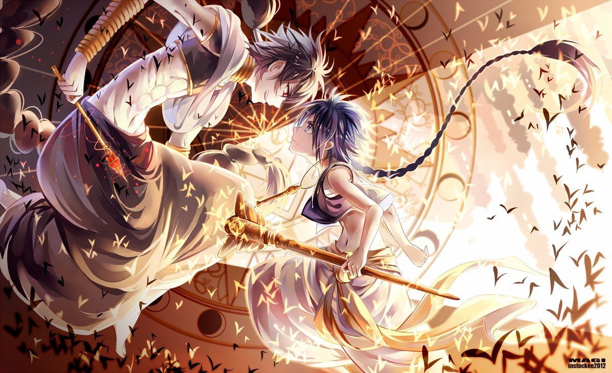 Aladdin and Judal (or Judar). From Magi: Labyrinth of Magic. Other