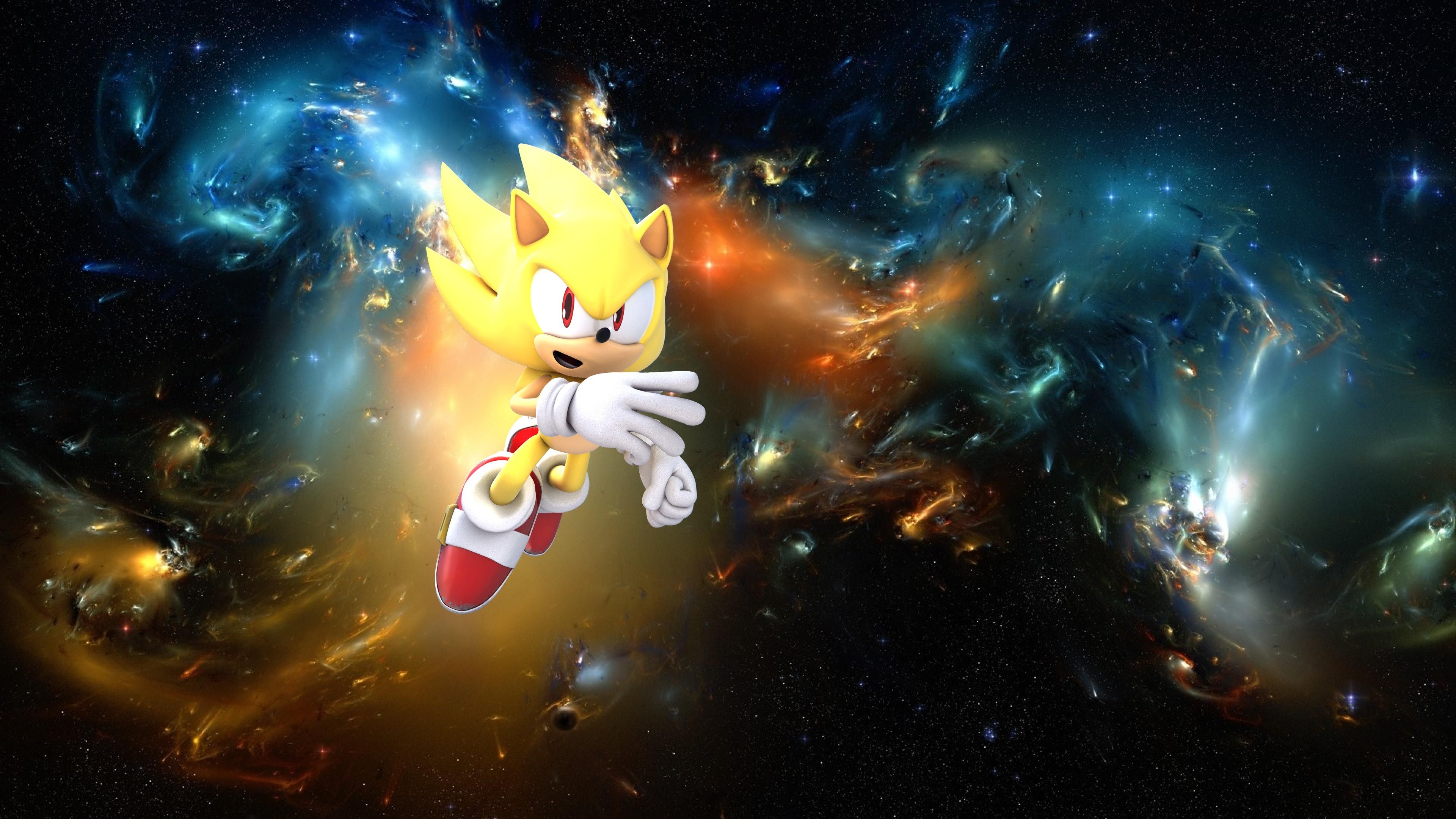 Sonic with Super Sonic wallpapers  rSonicTheHedgehog