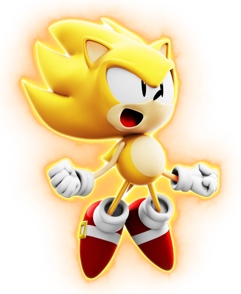 classic super sonic wallpaper