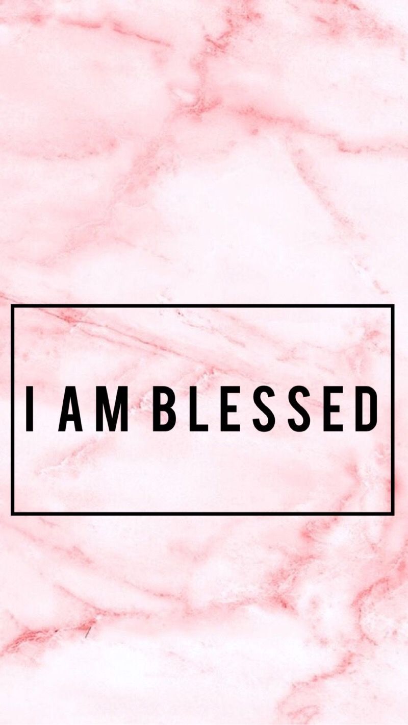 iPhone wallpaper. Pink art print, Blessed