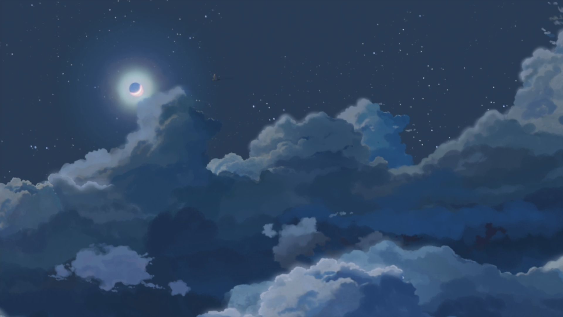 illustration of Cloudy Sky fish eye in Anime style - Stock Illustration  [94077582] - PIXTA