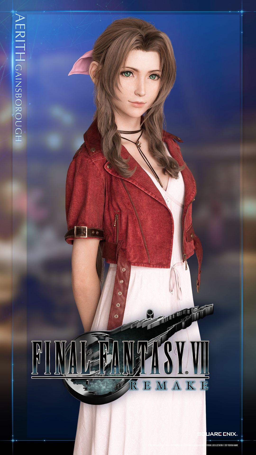Final Fantasy VII Remake Official Wallpaper of Tifa Lockhart