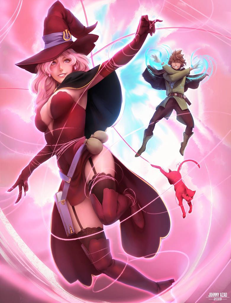 Black Clover: Vanessa and Finral by JohnnyAzad. Black clover