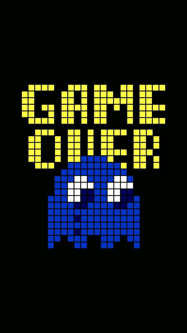 Pacman Game Over wallpaper