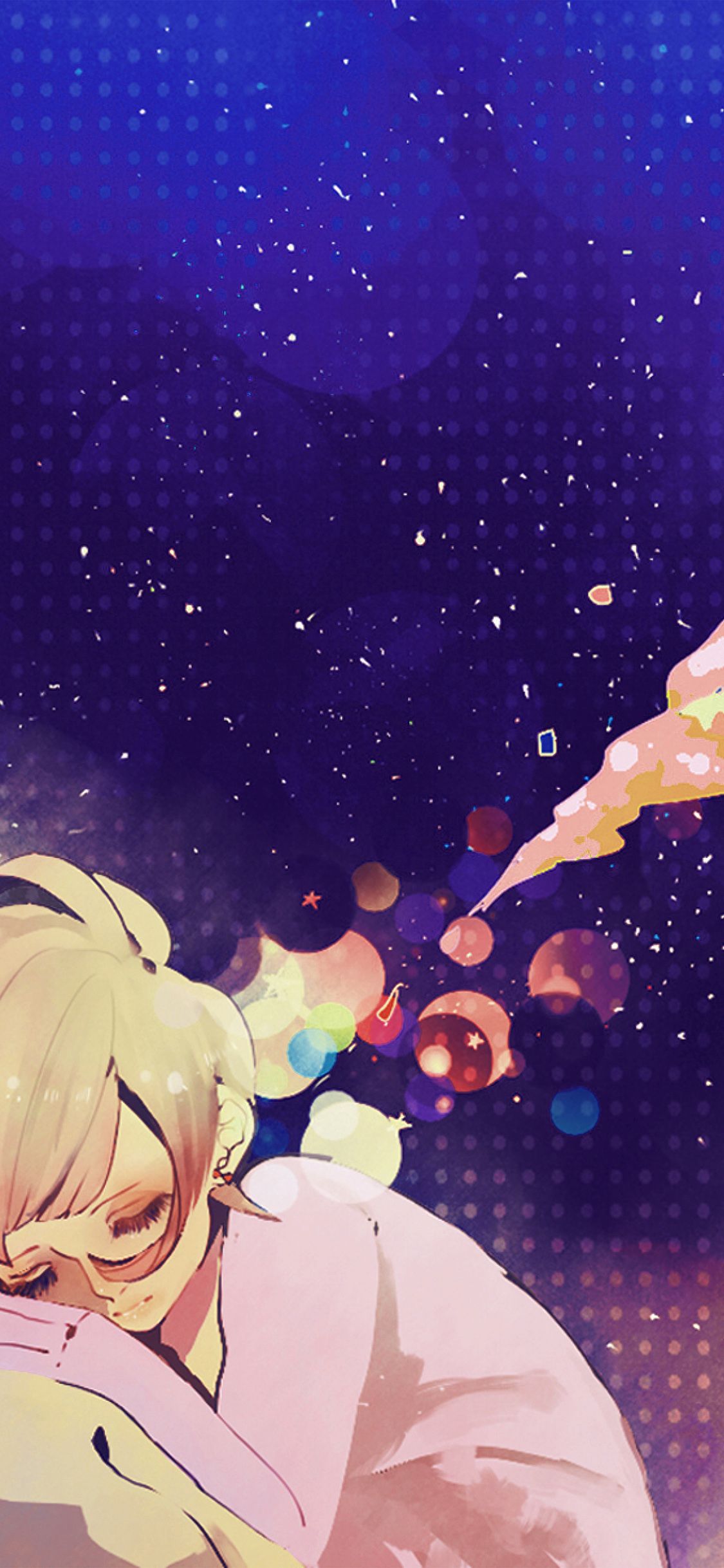 iPhone X wallpaper. sleeping girl anime